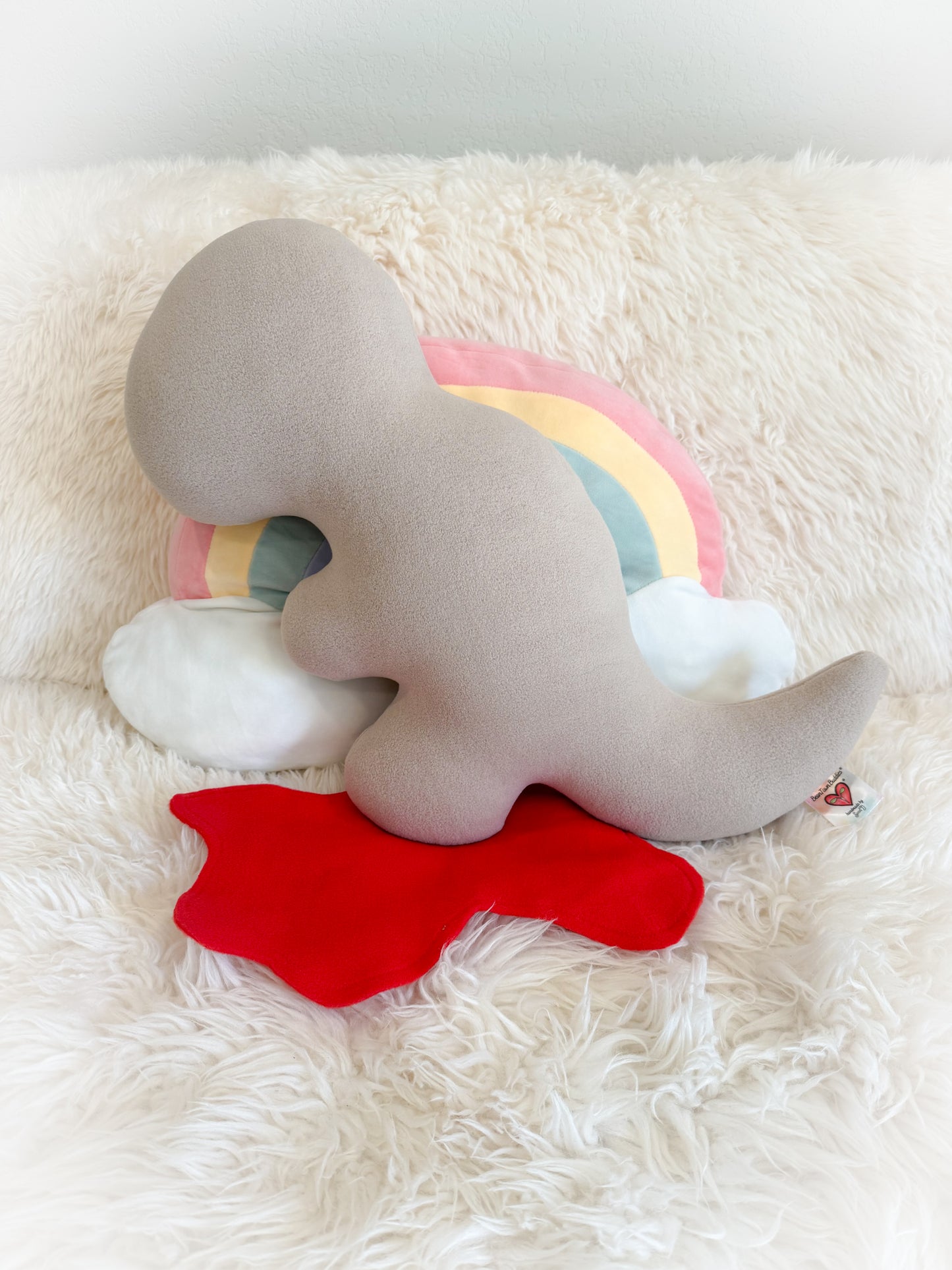 BeanTown Buddies® T-Rex Dino Nuggi Pillow