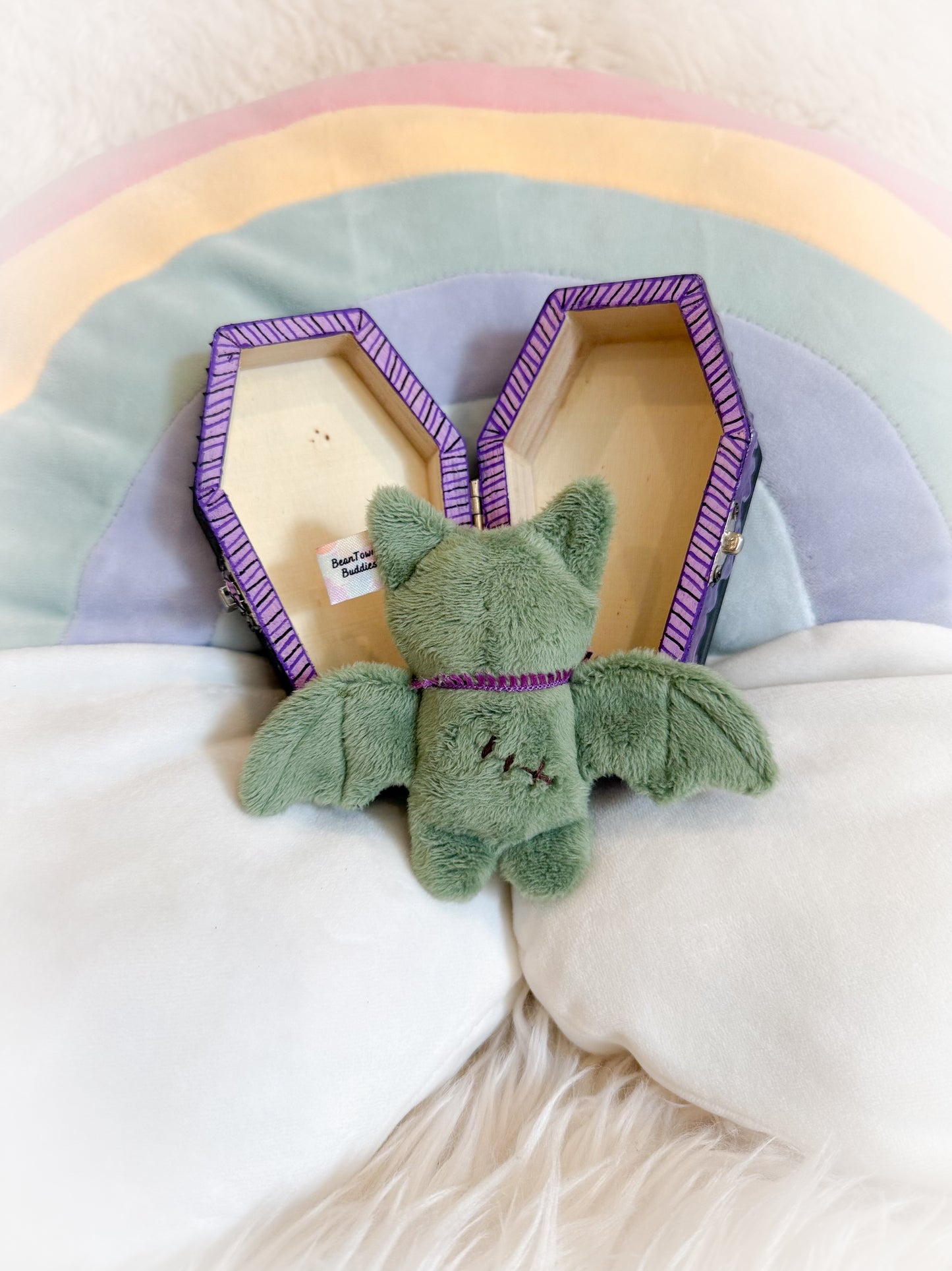 BeanTown Buddies® Limited Edition Franki Bat & Coffin