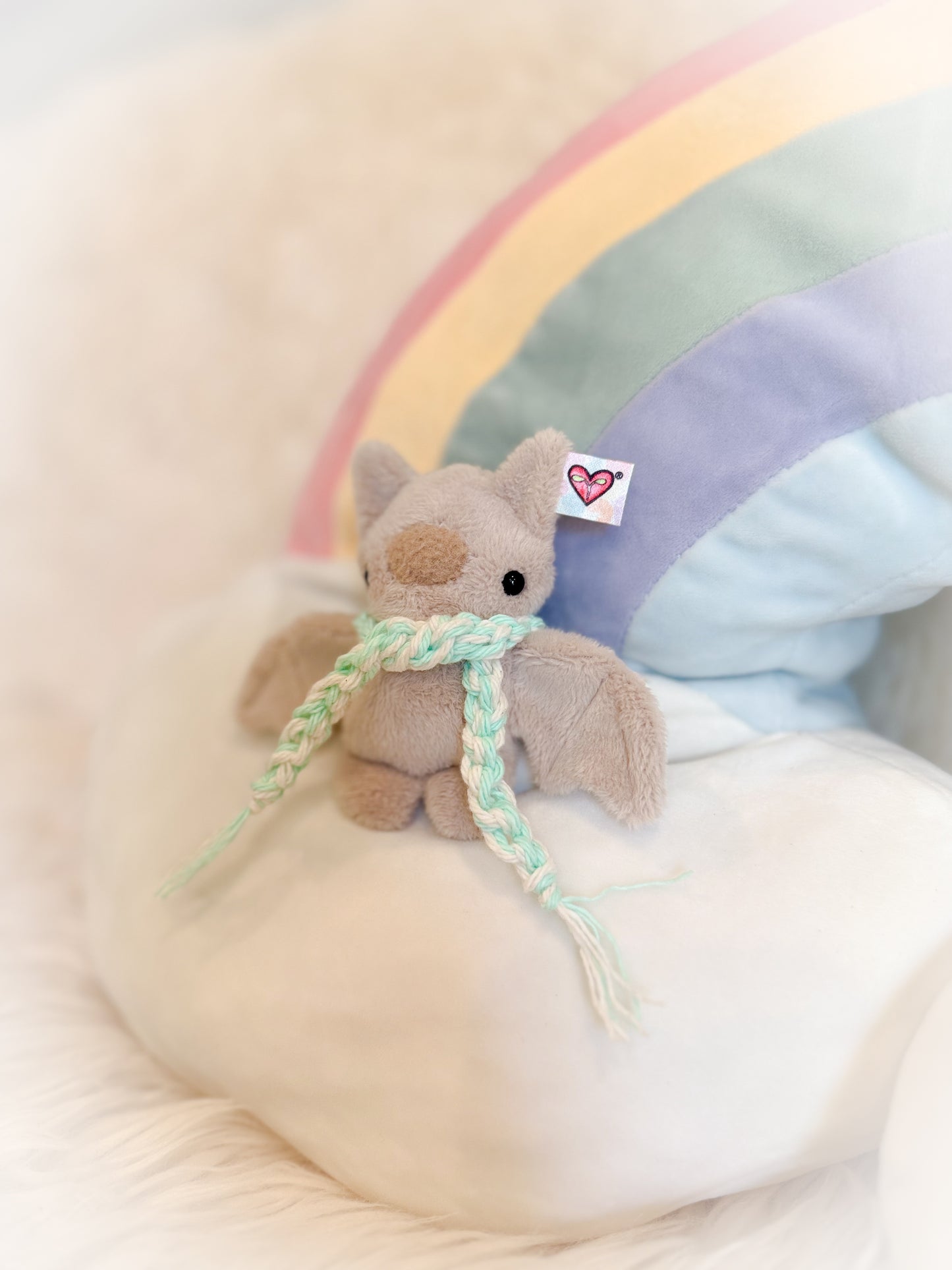 BeanTown Buddies® Tiny Bat & Scarf