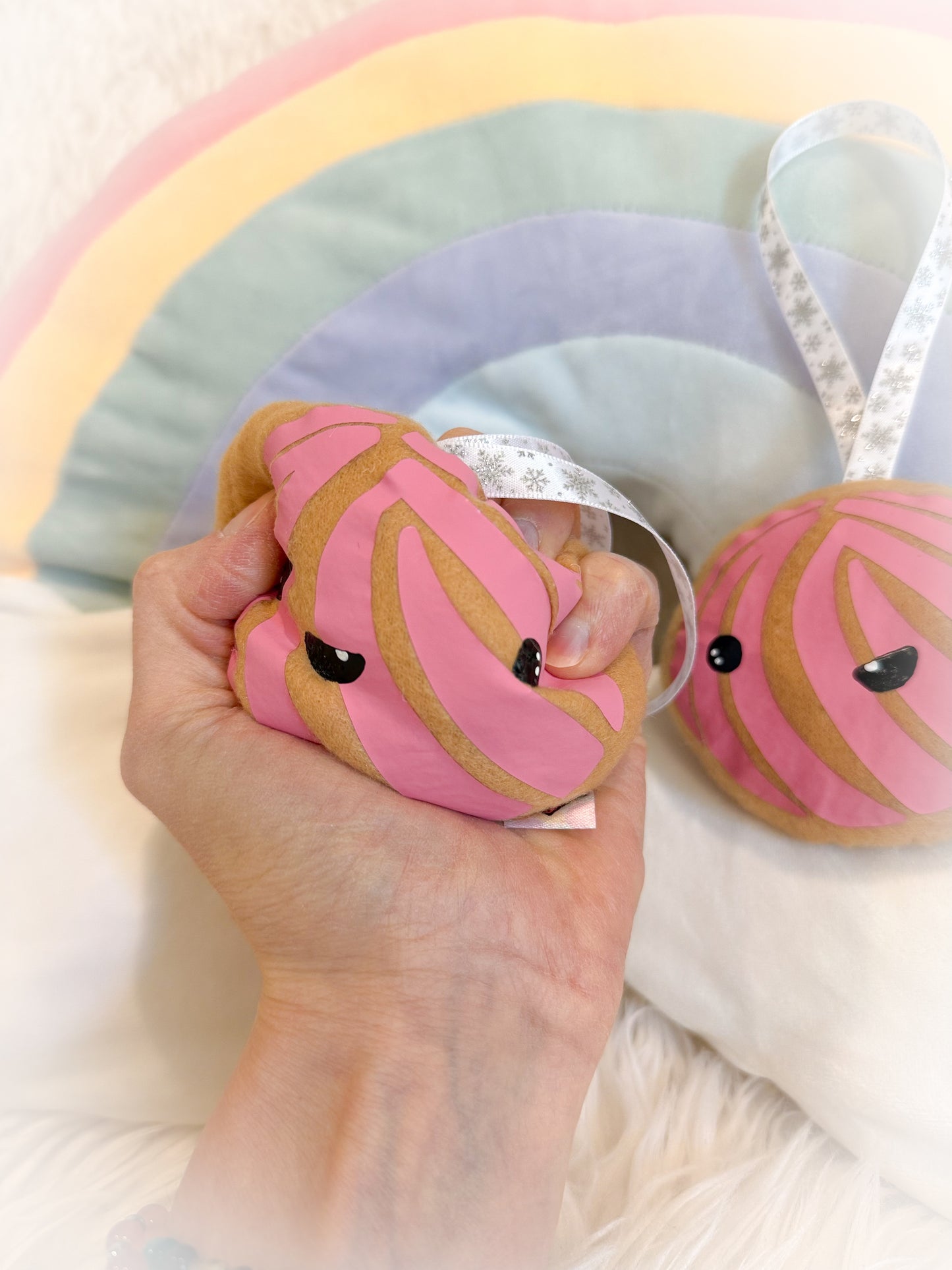 BeanTown Buddies® Concha Bread Plush Ornament