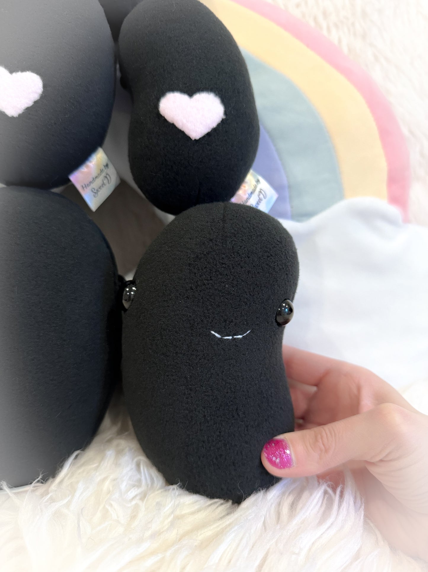 BeanTown Buddies® Oli Black Jelly Bean Plushie
