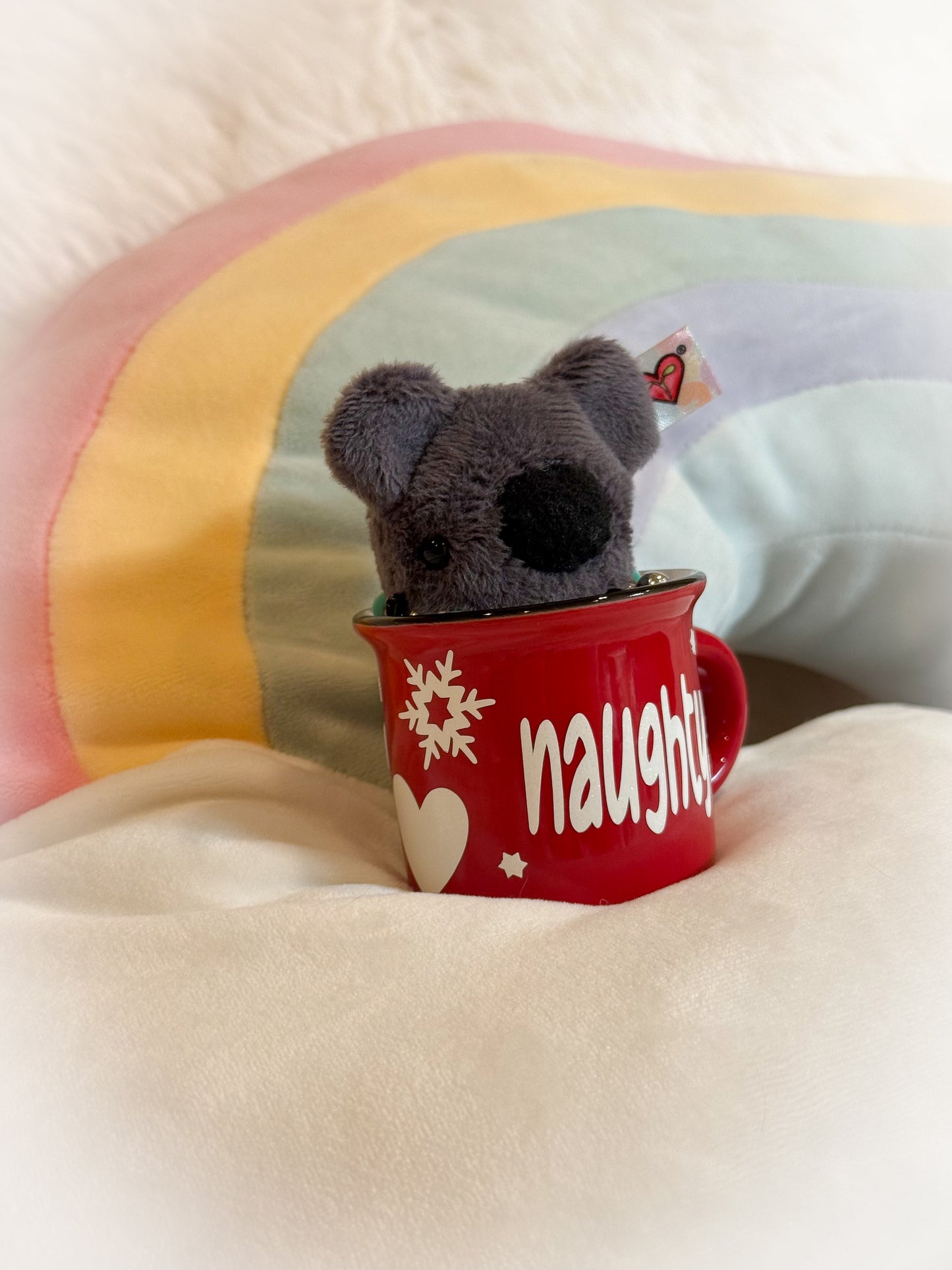 BeanTown Buddies® Tiny Teddi Xmas "Naughty"