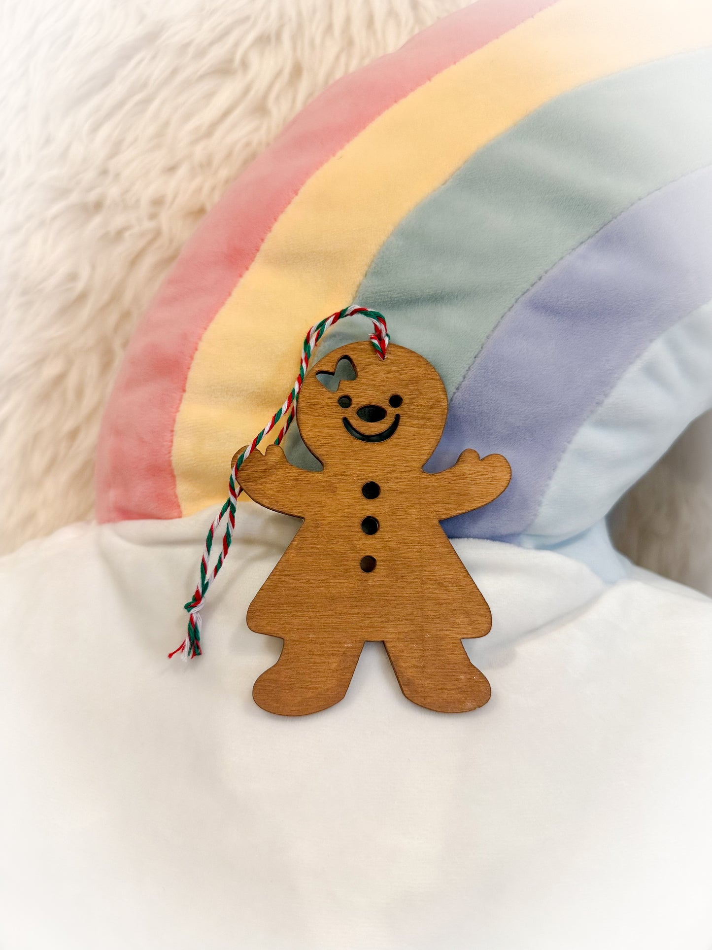 BeanTown Buddies® Wood Gingi Cooki Ornament