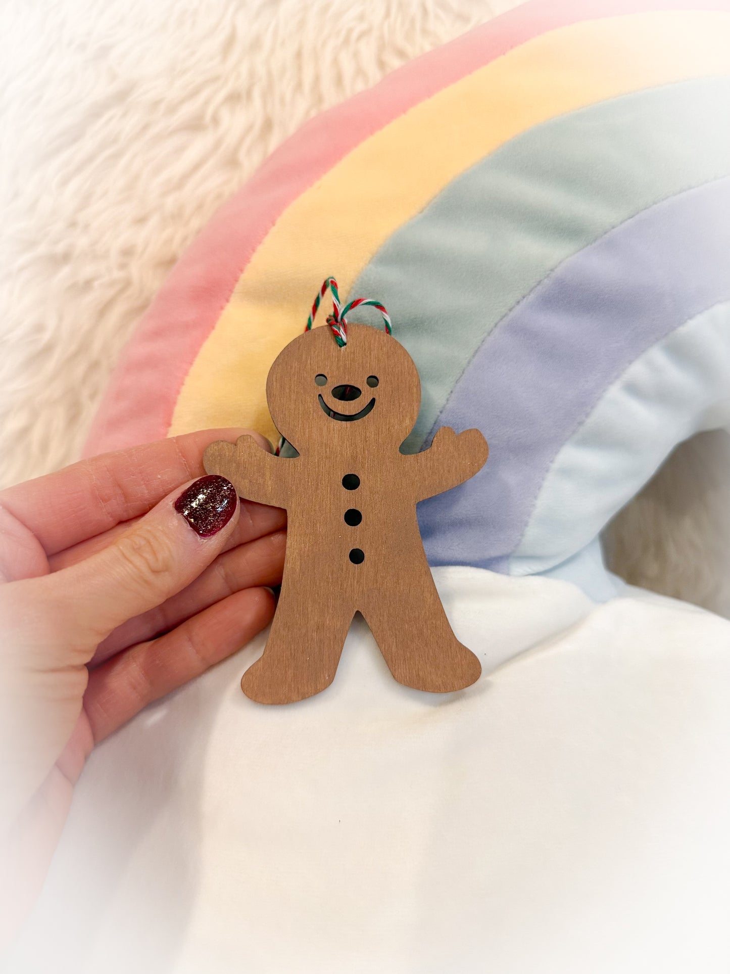 BeanTown Buddies® Wood Gingi Cooki Ornament