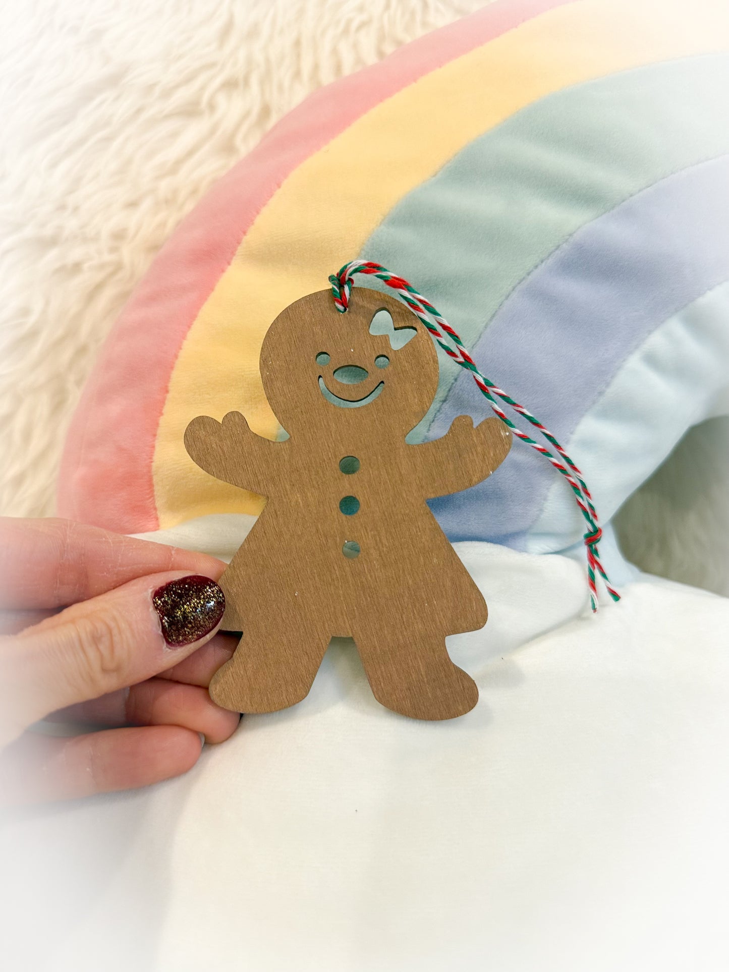 BeanTown Buddies® Wood Gingi Cooki Ornament