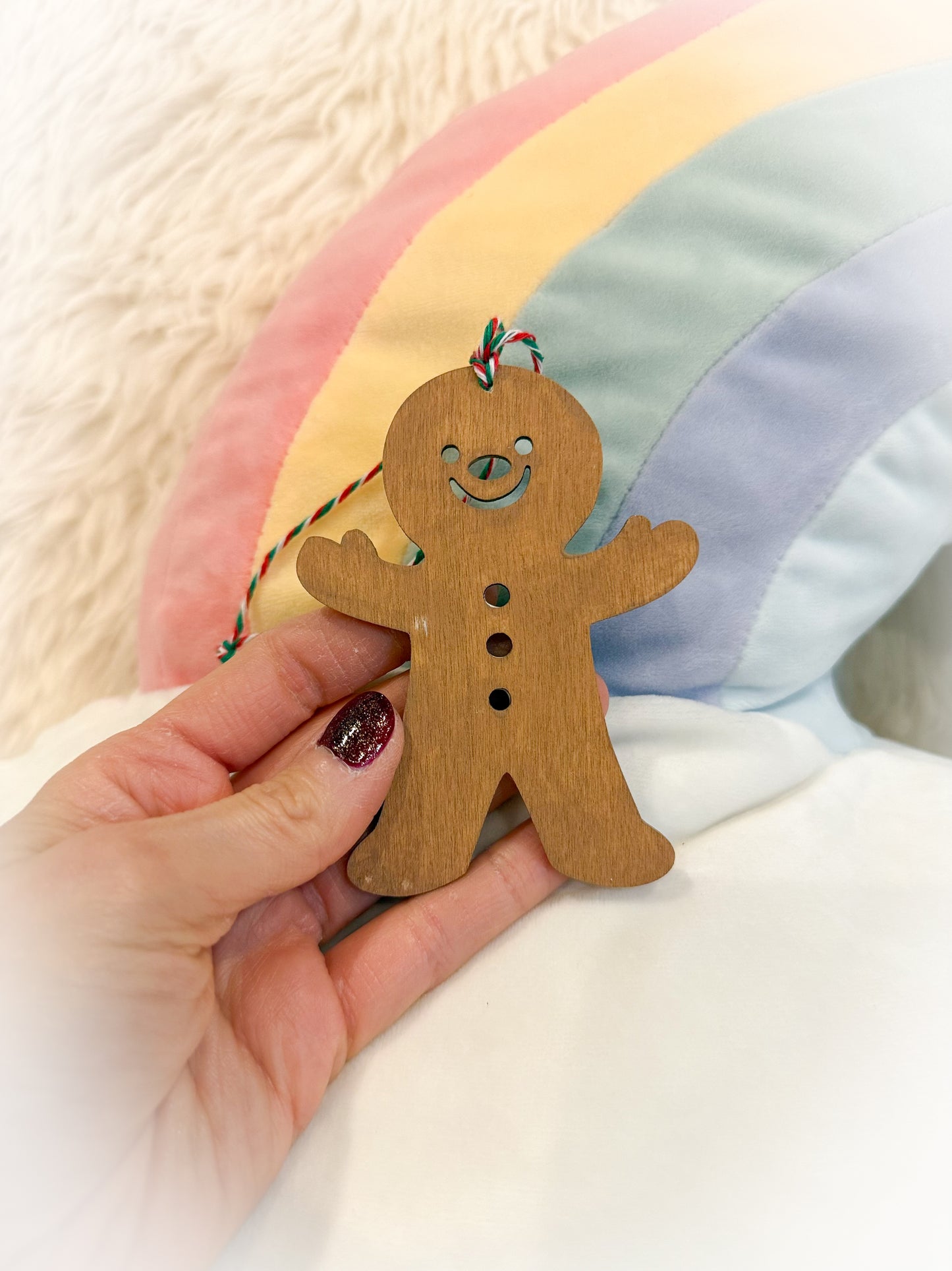 BeanTown Buddies® Wood Gingi Cooki Ornament