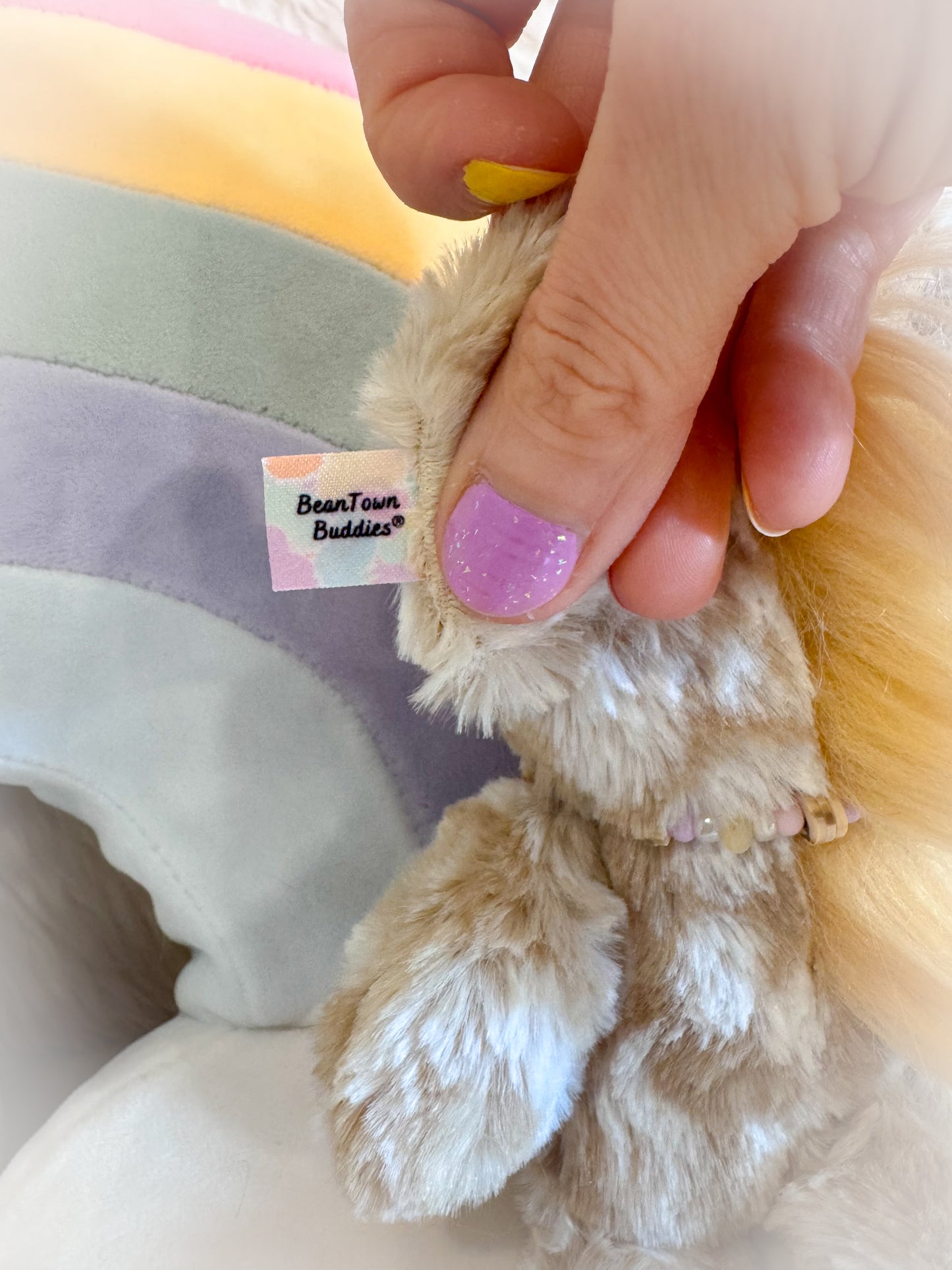 BeanTown Buddies® Spotted Babi Hyena Plush