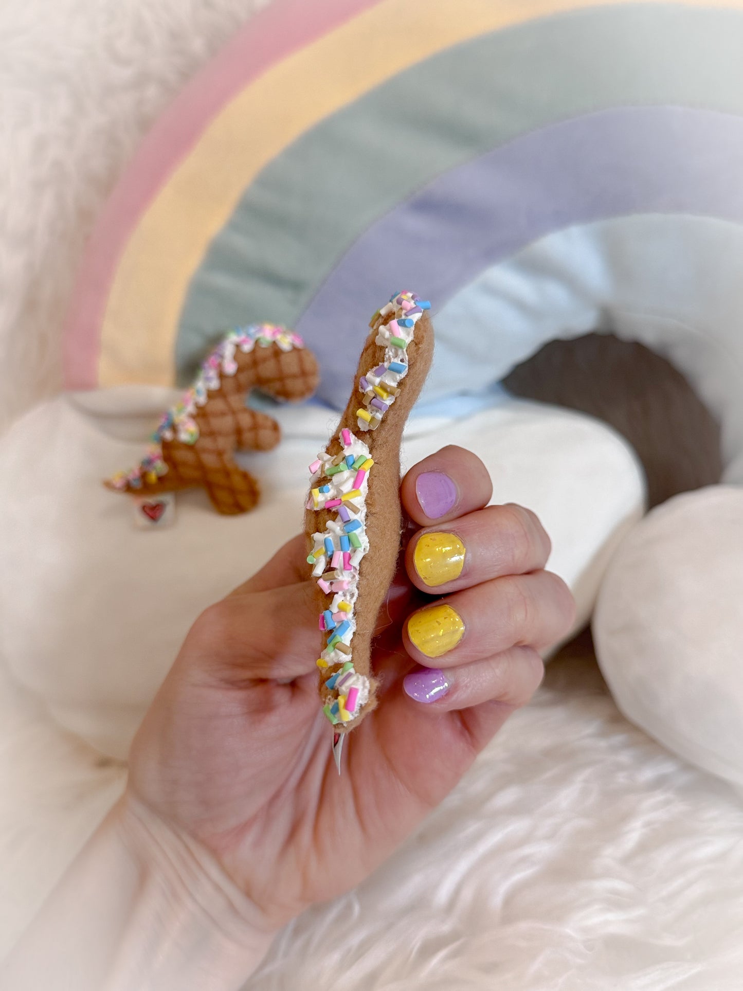 BeanTown Buddies® Waffleconeasaurus Shoe Buddies