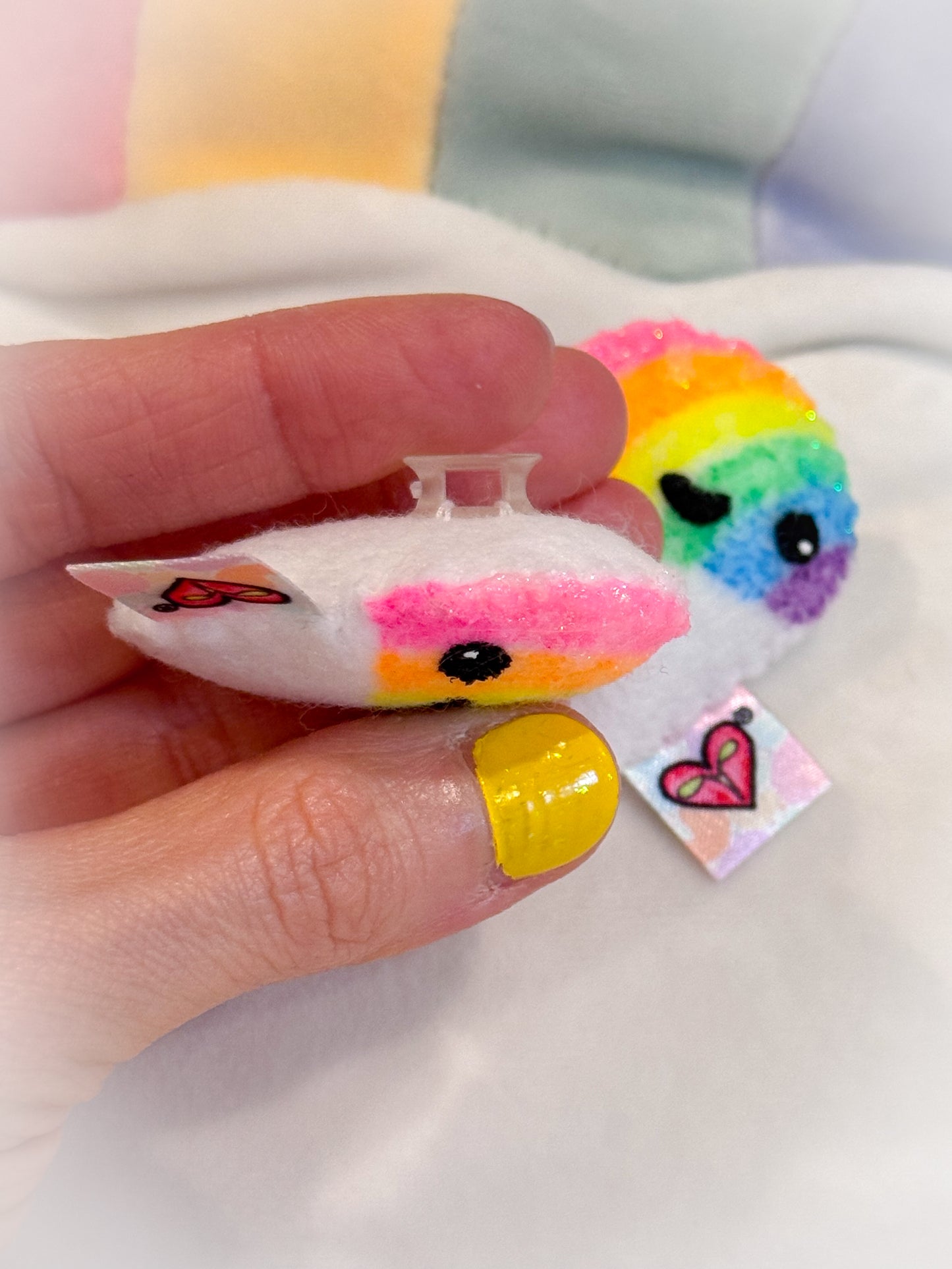 BeanTown Buddies® Rainbow Snowi Cone Shoe Buddies