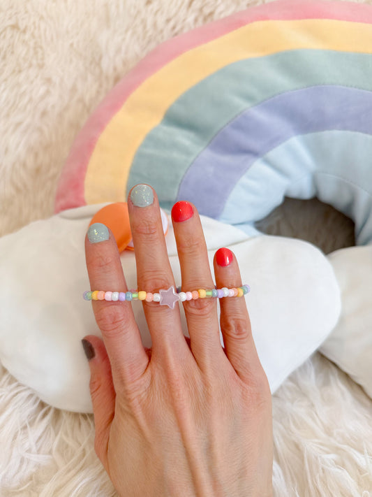 BeanTown Buddies® Rainbow Macaron Bracelet