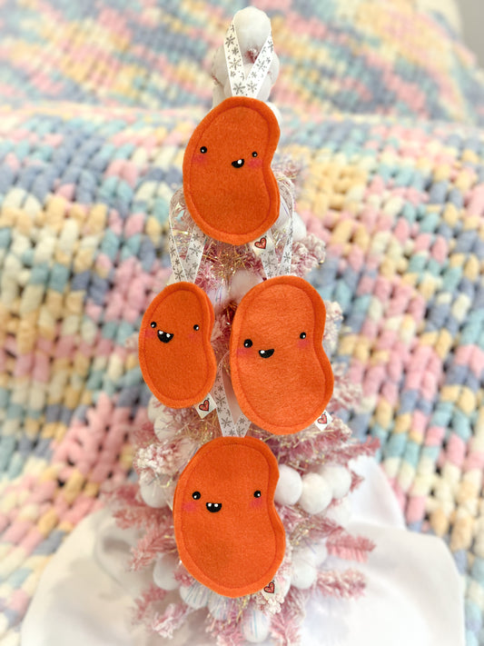 BeanTown Buddies® Orange Jelli Bean Ornament