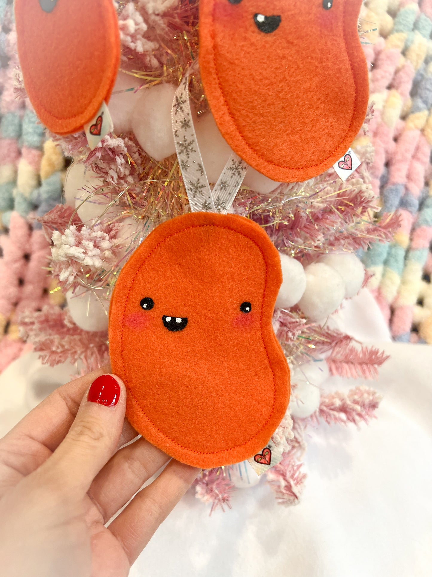 BeanTown Buddies® Orange Jelli Bean Ornament