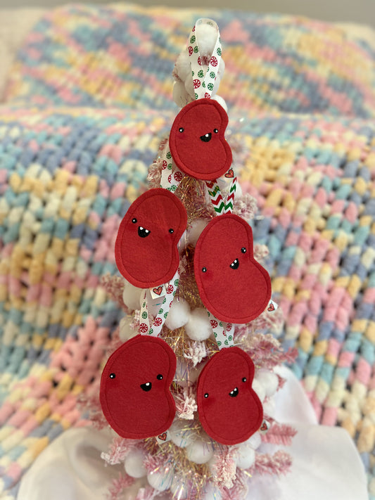 BeanTown Buddies® Red Jelly Bean Ornament