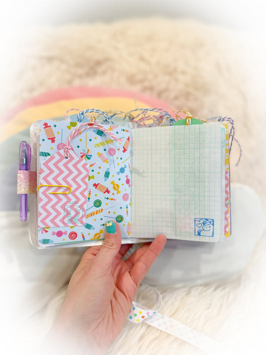 BeanTown Buddies® Cotton Candi Junk Journal Unicorn
