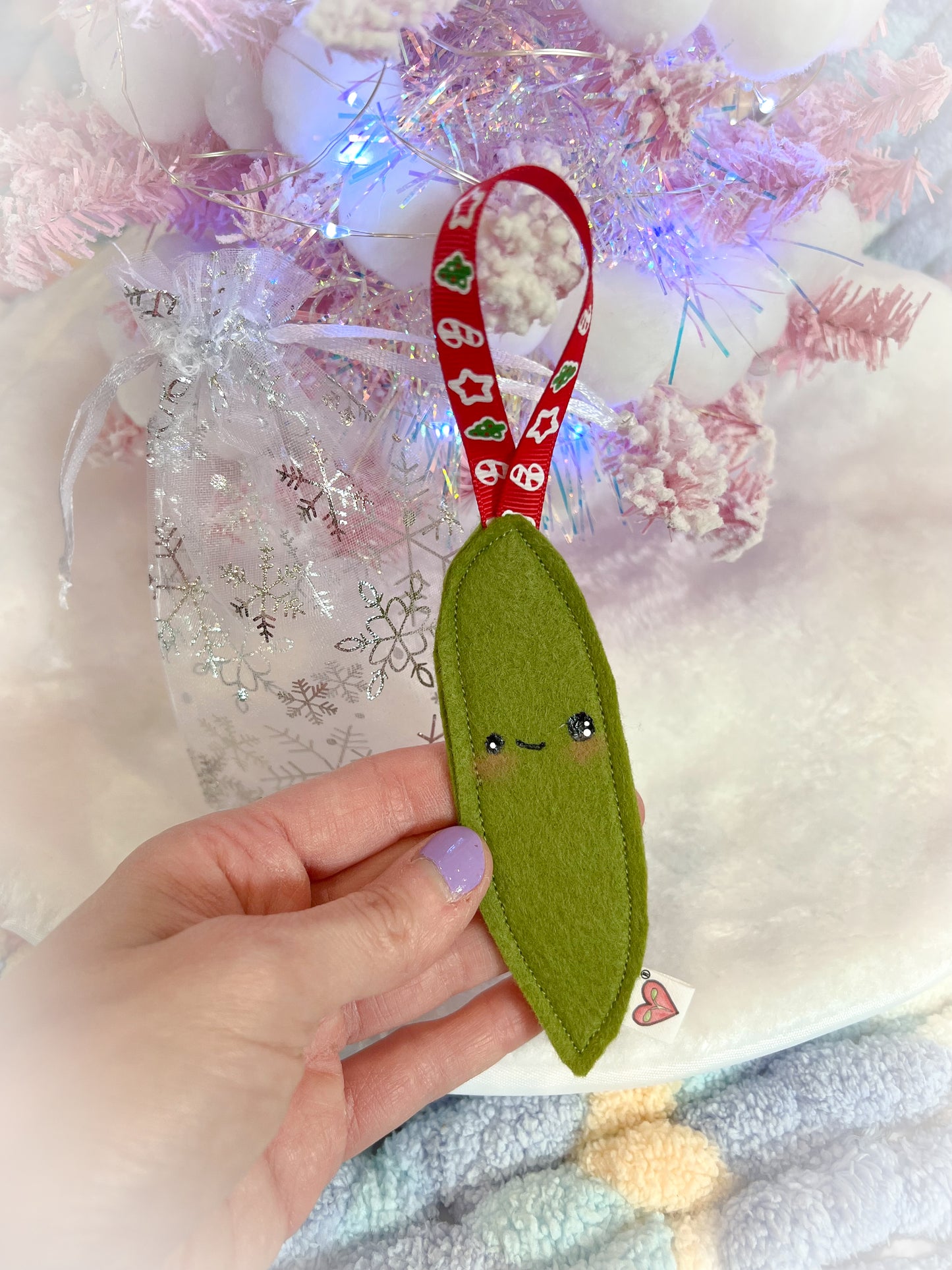 BeanTown Buddies® String Bean Holiday Ornament