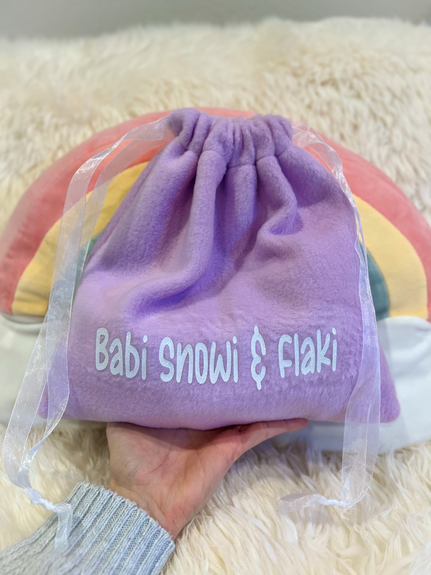 BeanTown Buddies® Limited Edition Babi Snowi & Sidekick Flaki Plush