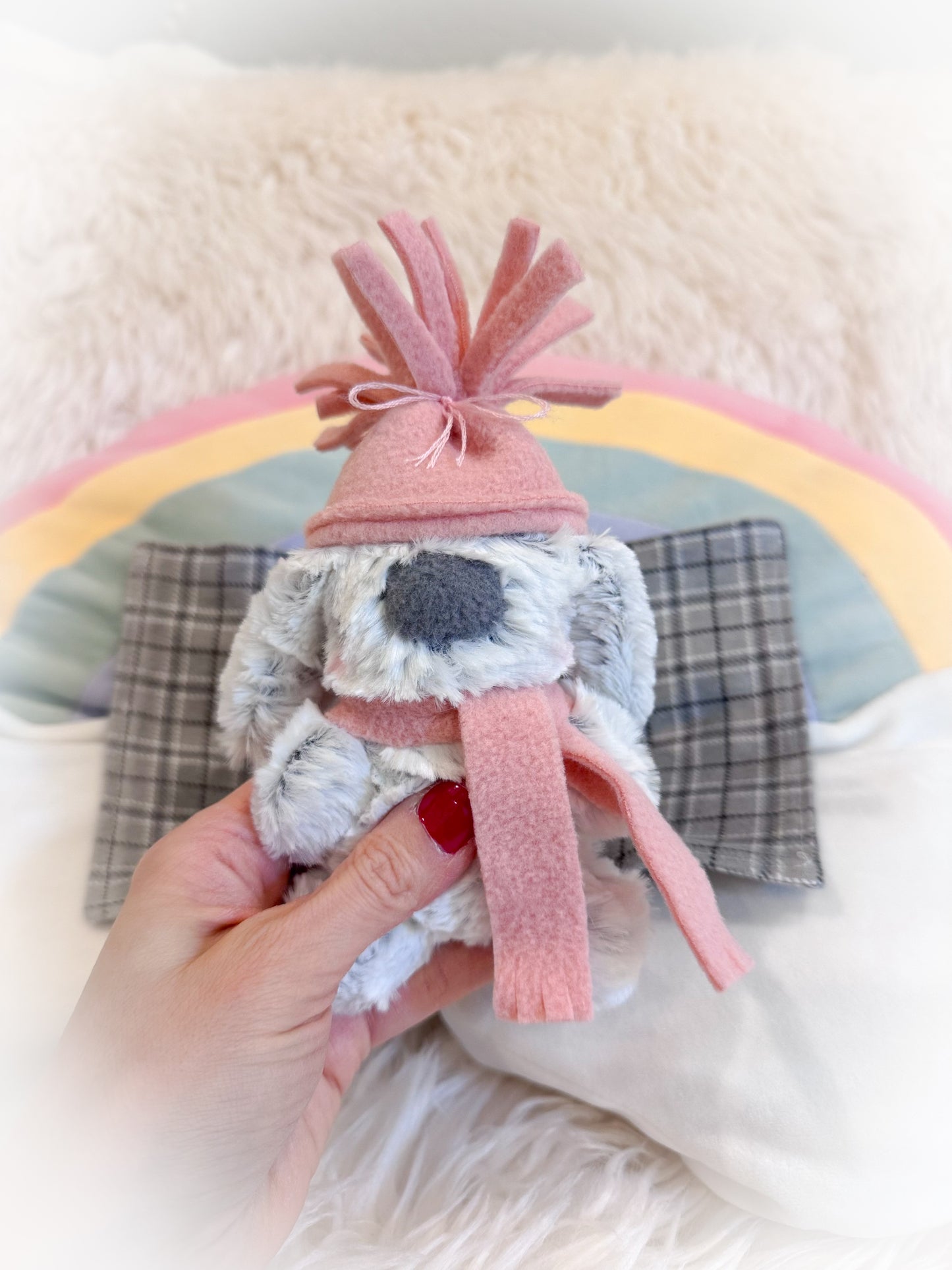 BeanTown Buddies® Micro Snow Bunni Plush