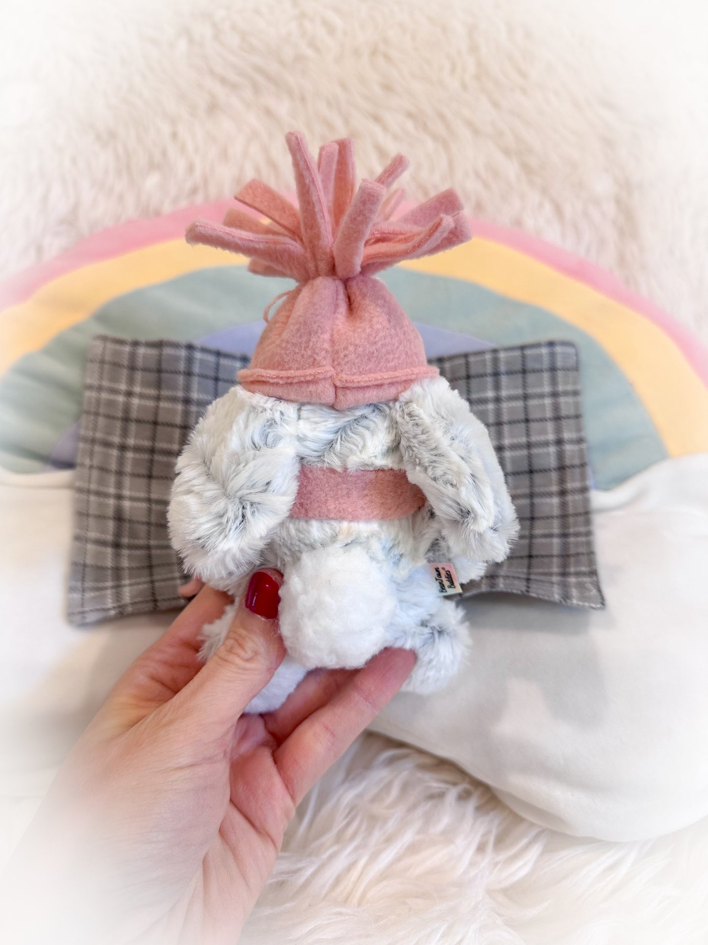 BeanTown Buddies® Micro Snow Bunni Plush