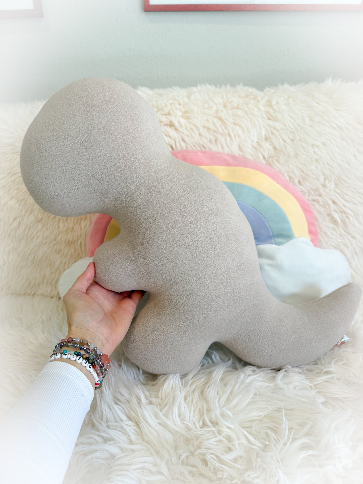 BeanTown Buddies® T-Rex Dino Nuggi Pillow