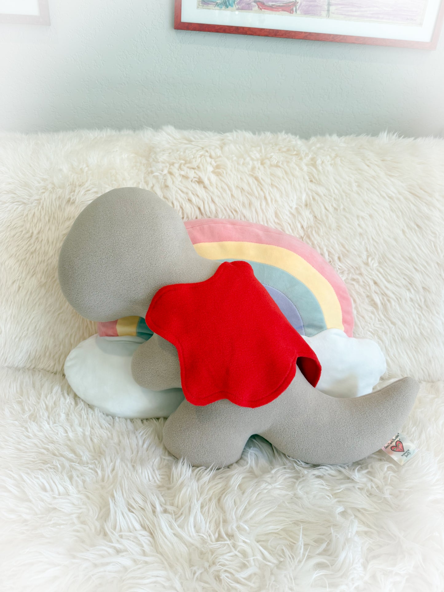 BeanTown Buddies® T-Rex Dino Nuggi Pillow