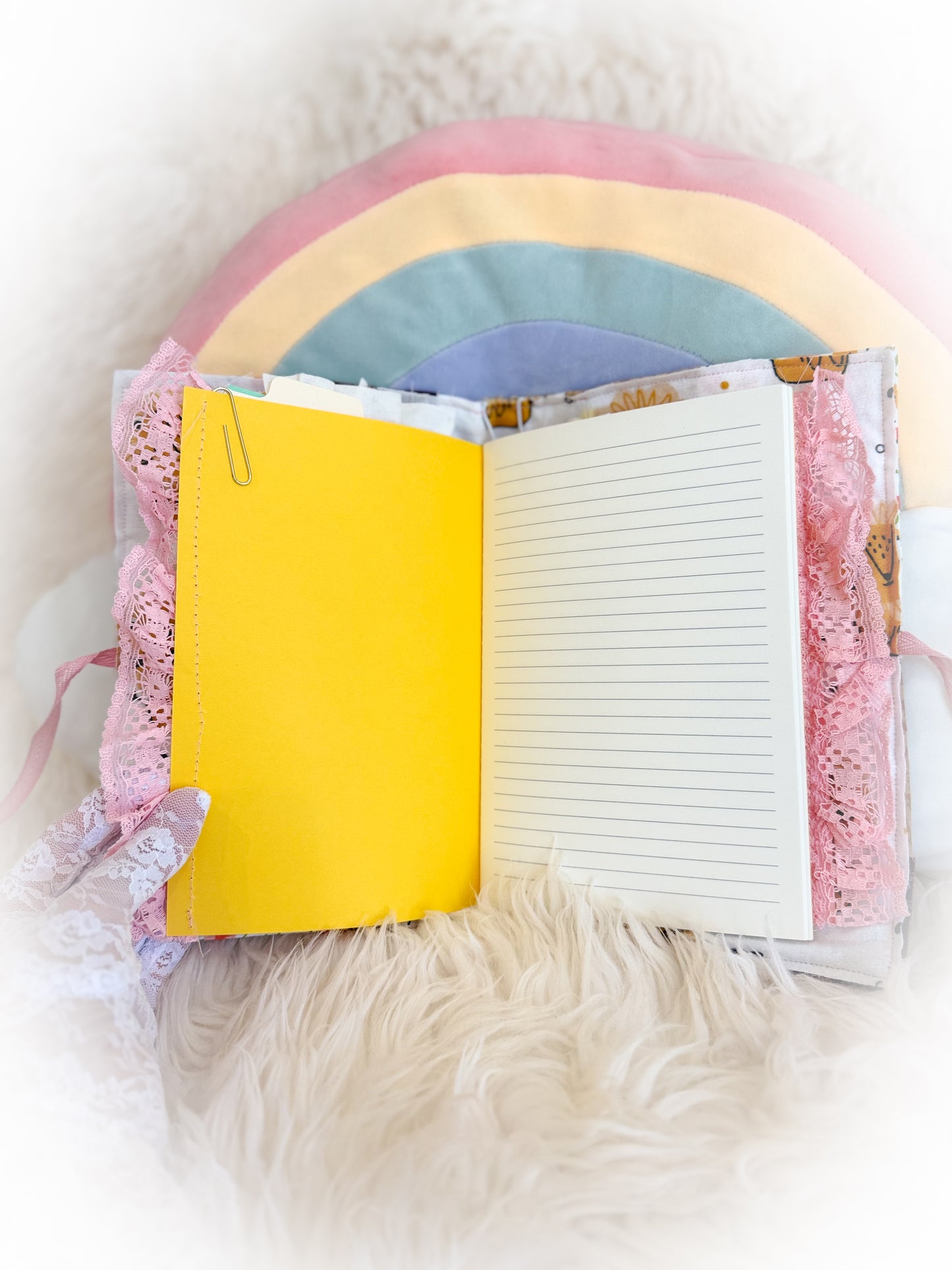 BeanTown Buddies® Quilted Lion Junk Journal