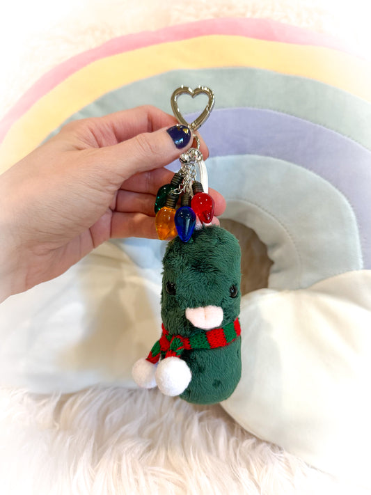 BeanTown Buddies® Party Pooper Pickle Keychain