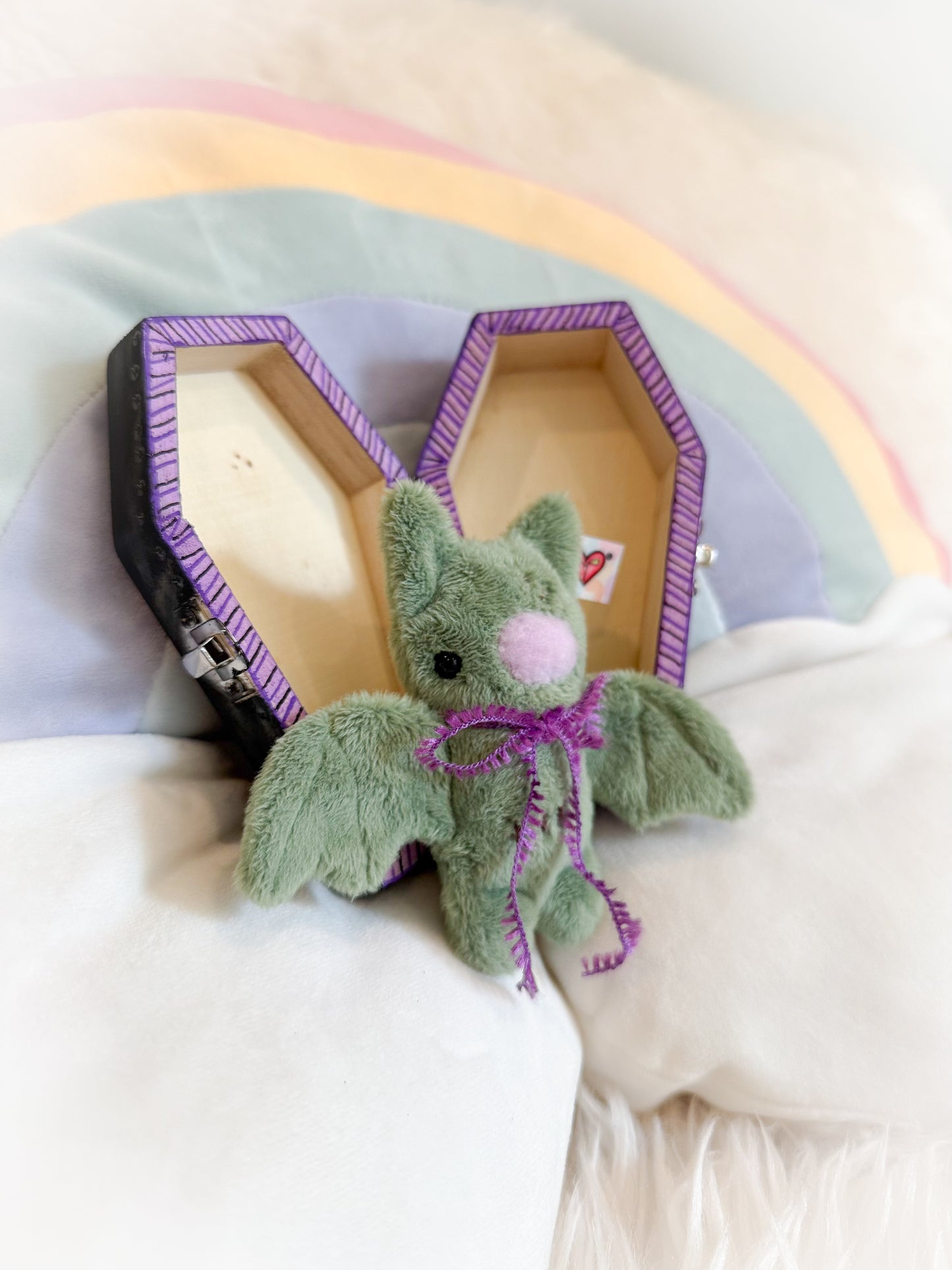 BeanTown Buddies® Limited Edition Franki Bat & Coffin