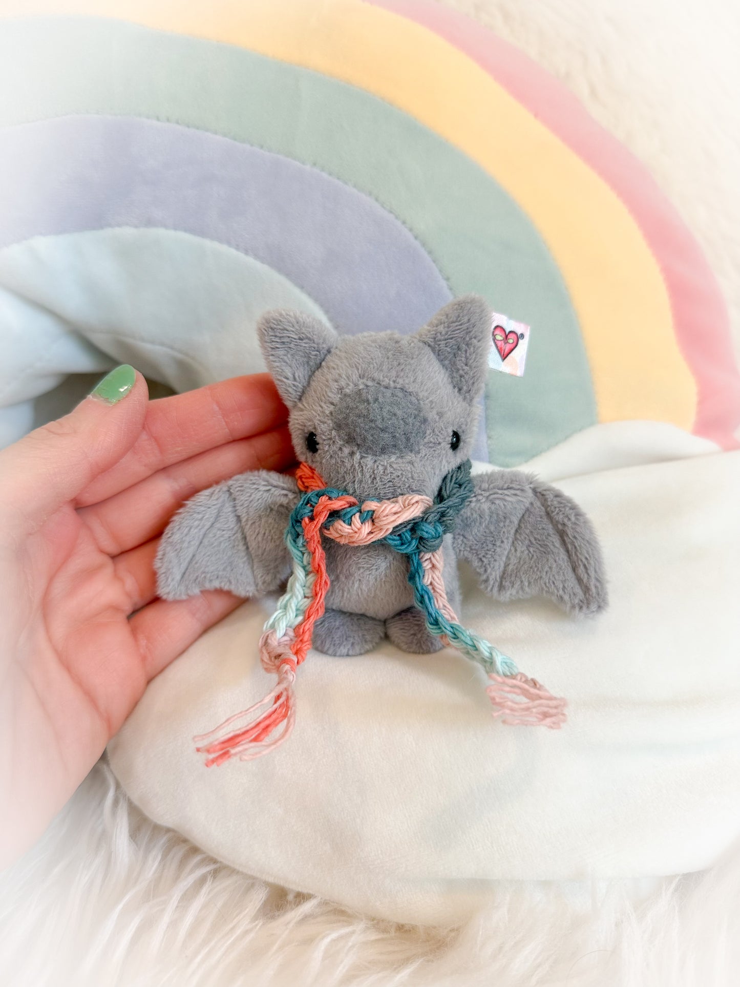 BeanTown Buddies® Tiny Bat & Scarf