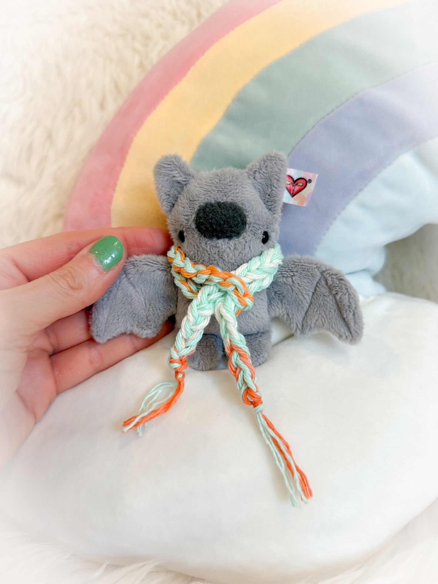 BeanTown Buddies® Tiny Bat & Scarf