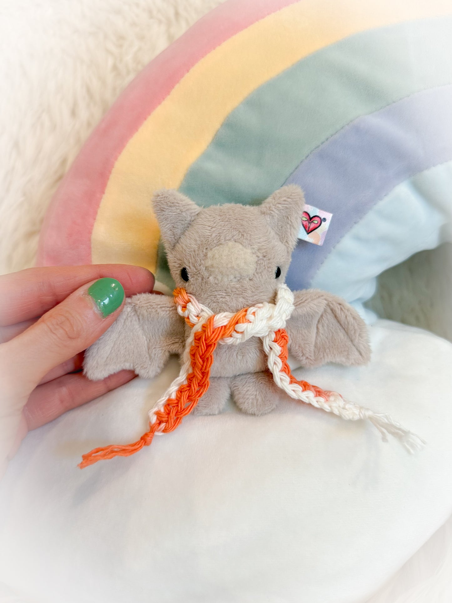 BeanTown Buddies® Tiny Bat & Scarf