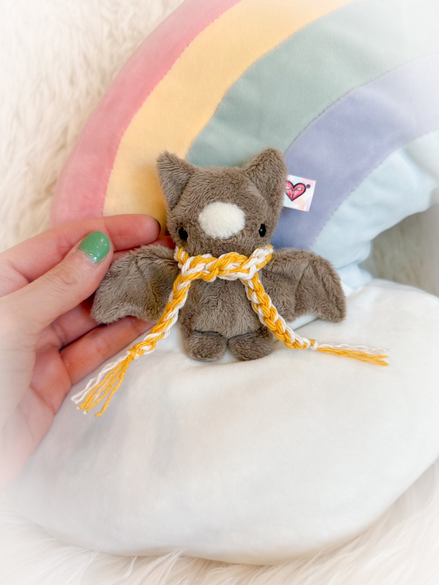 BeanTown Buddies® Tiny Bat & Scarf