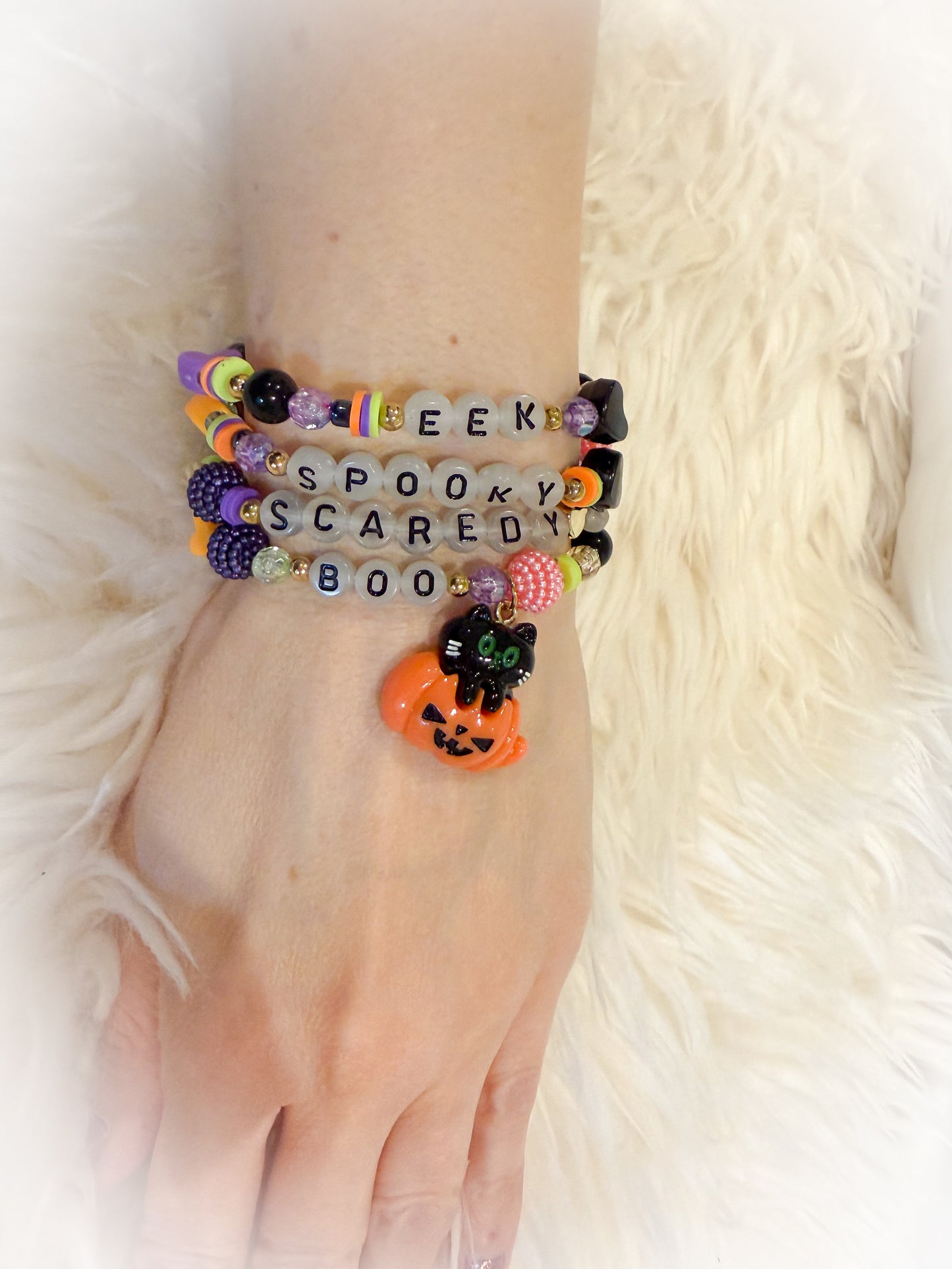 BeanTown Buddies® Halloween Bracelet Stack of 4