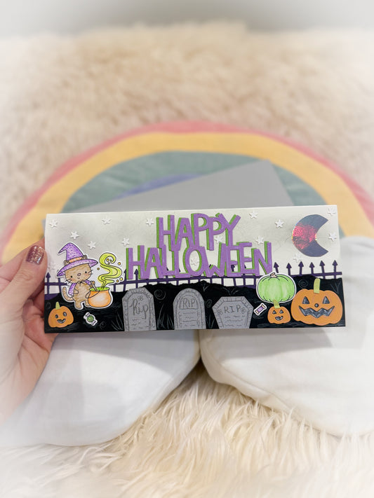 BeanTown Buddies® Halloween Slimline Greeting Card