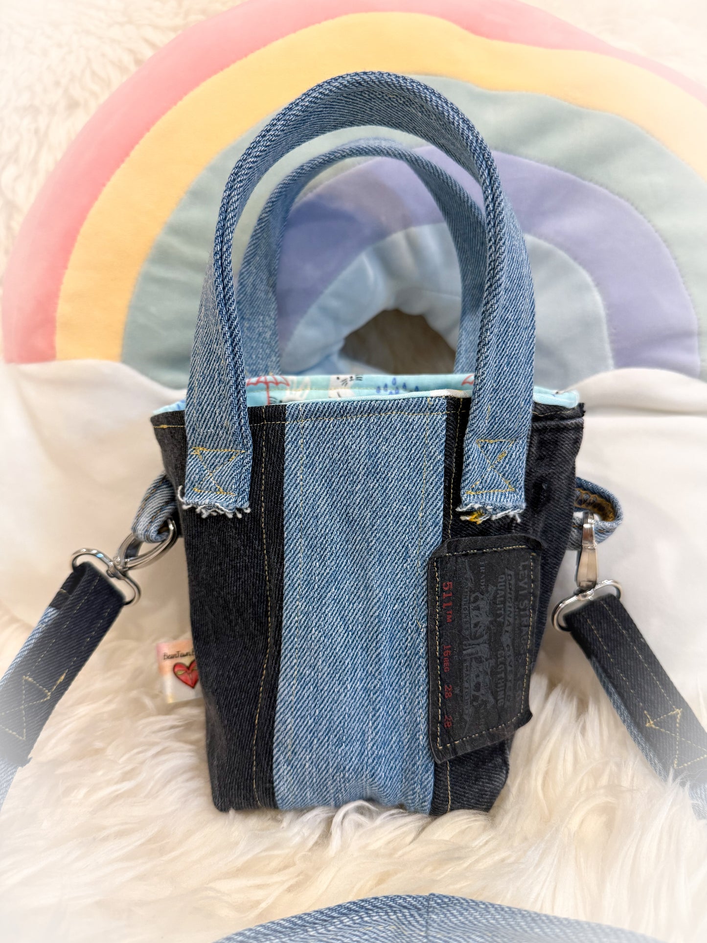 BeanTown Buddies® Mini Crossbody Jean Bag