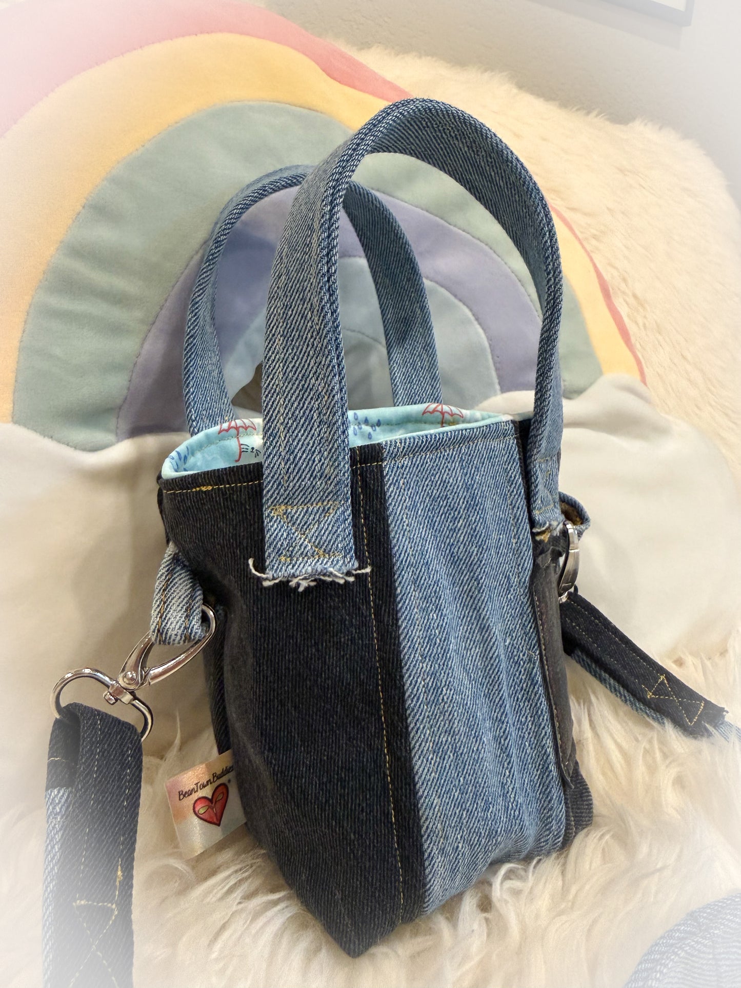 BeanTown Buddies® Mini Crossbody Jean Bag