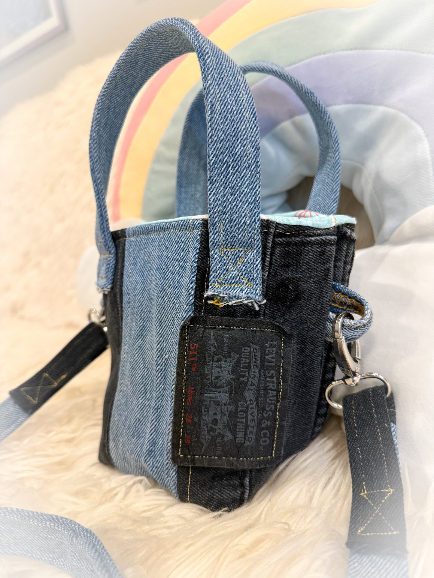 BeanTown Buddies® Mini Crossbody Jean Bag