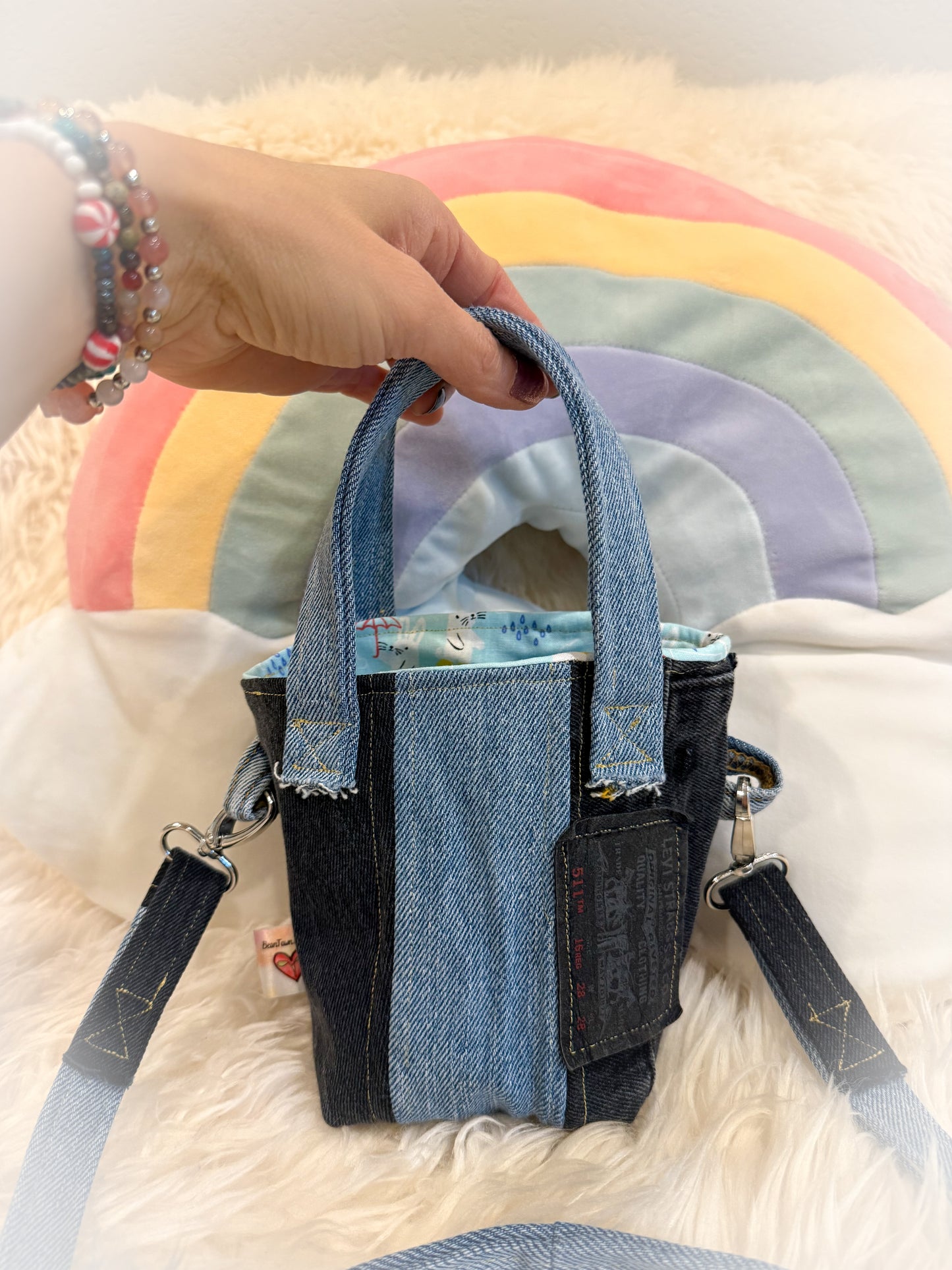 BeanTown Buddies® Mini Crossbody Jean Bag