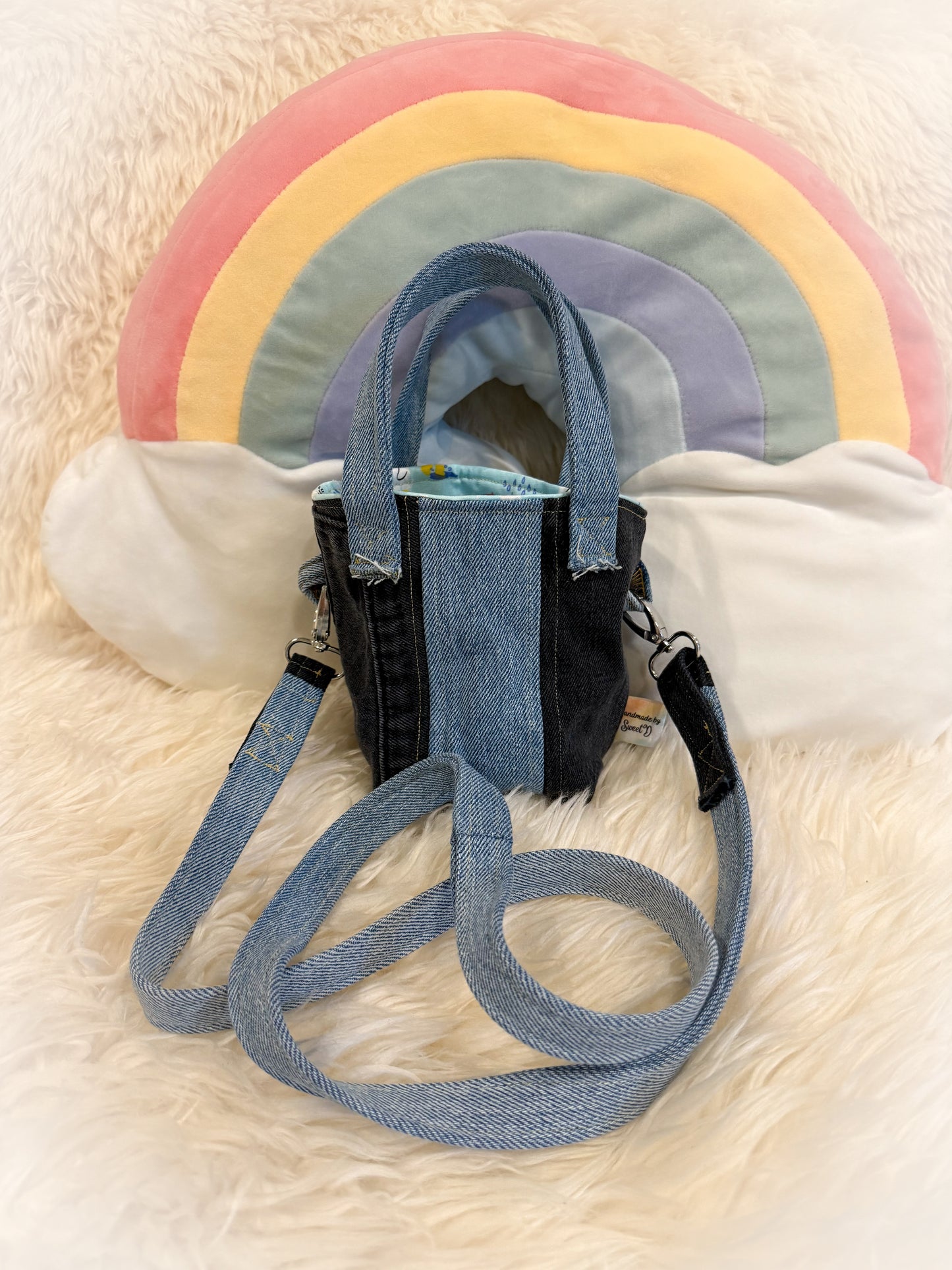 BeanTown Buddies® Mini Crossbody Jean Bag