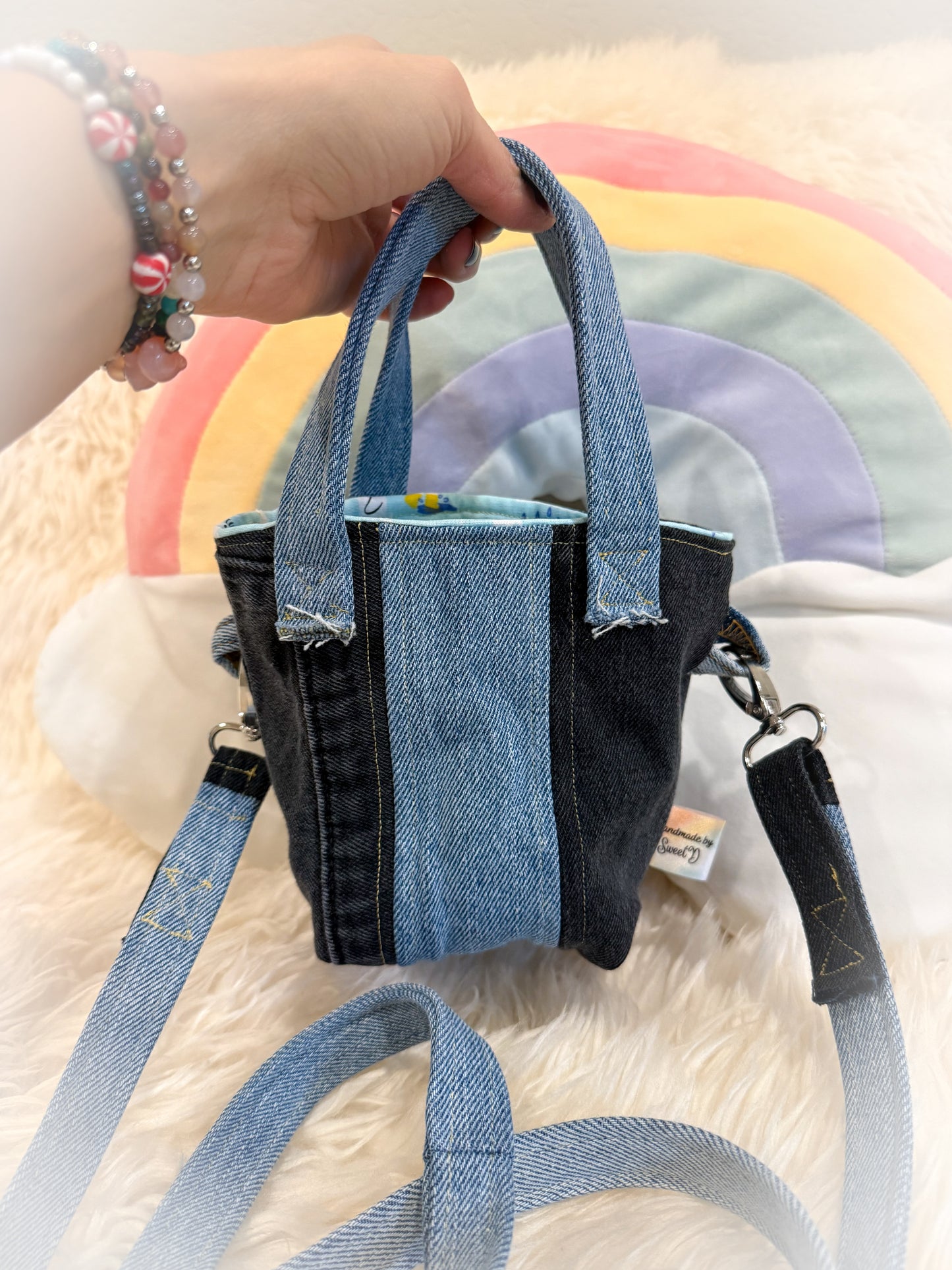 BeanTown Buddies® Mini Crossbody Jean Bag