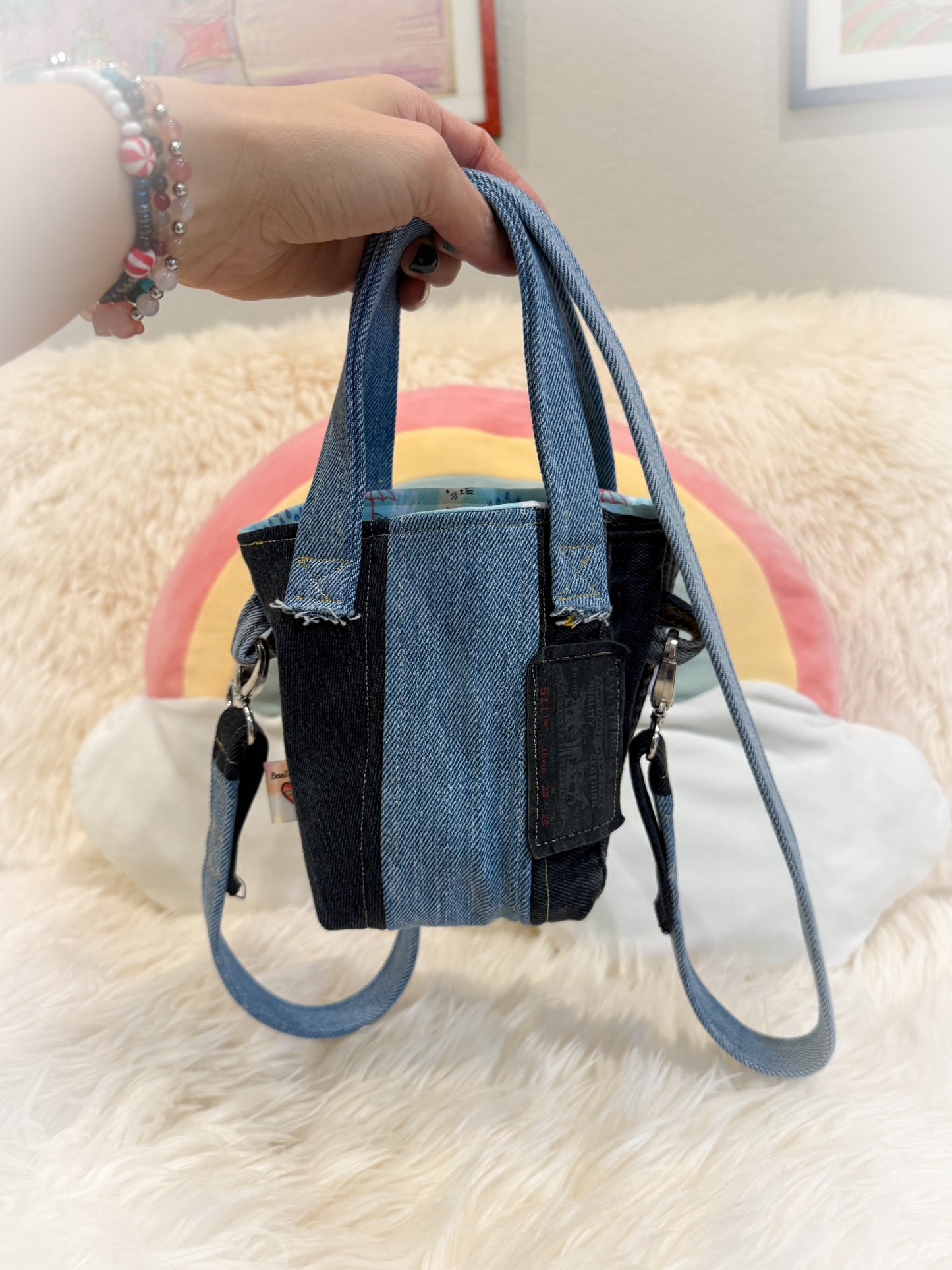 BeanTown Buddies® Mini Crossbody Jean Bag