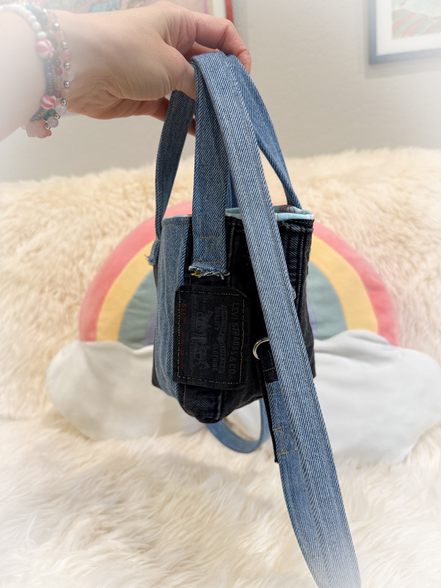 BeanTown Buddies® Mini Crossbody Jean Bag