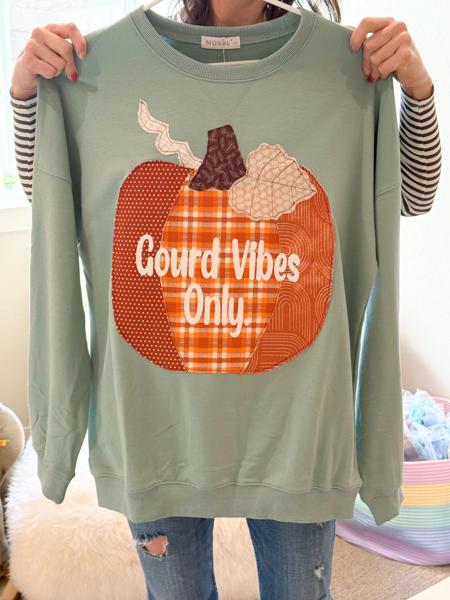 BeanTown Buddies® Gourd Vibes Only Fall Sweater