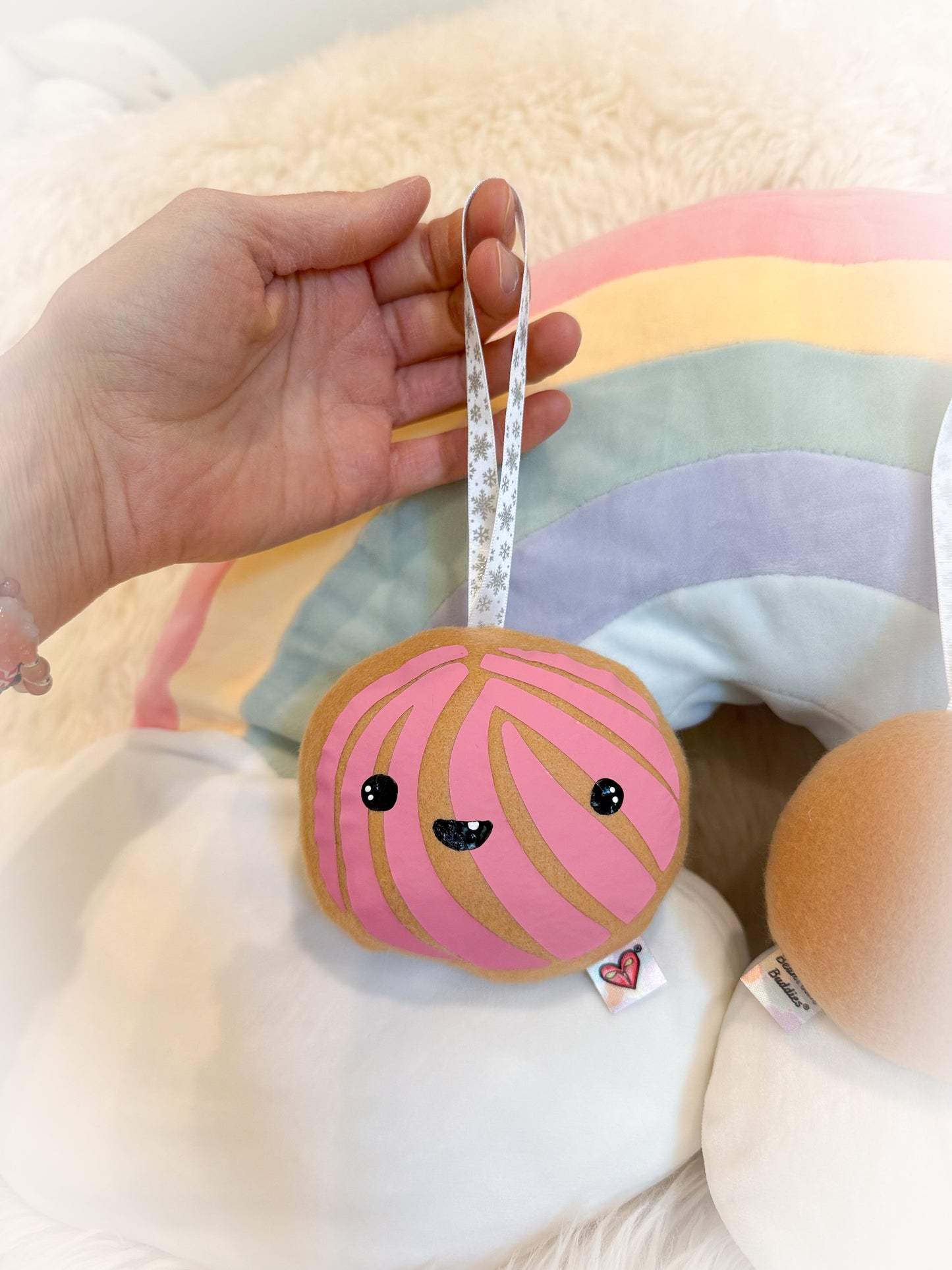 BeanTown Buddies® Concha Bread Plush Ornament