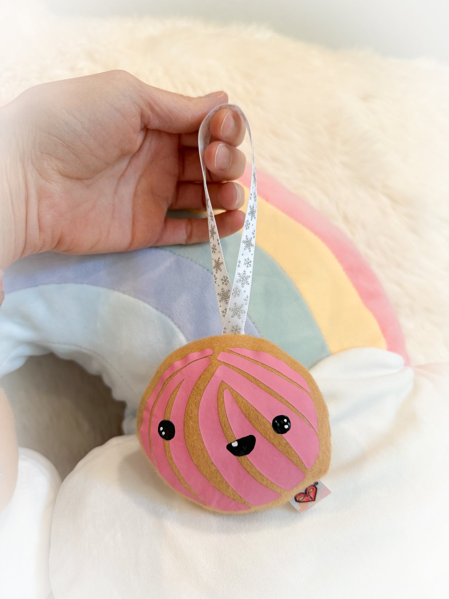 BeanTown Buddies® Concha Bread Plush Ornament