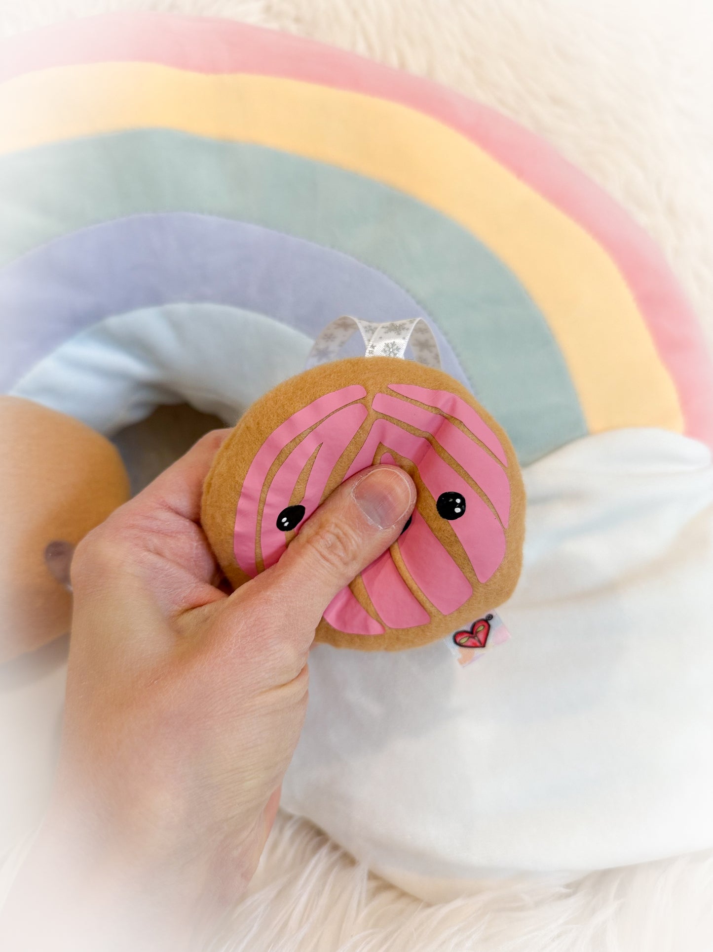 BeanTown Buddies® Concha Bread Plush Ornament