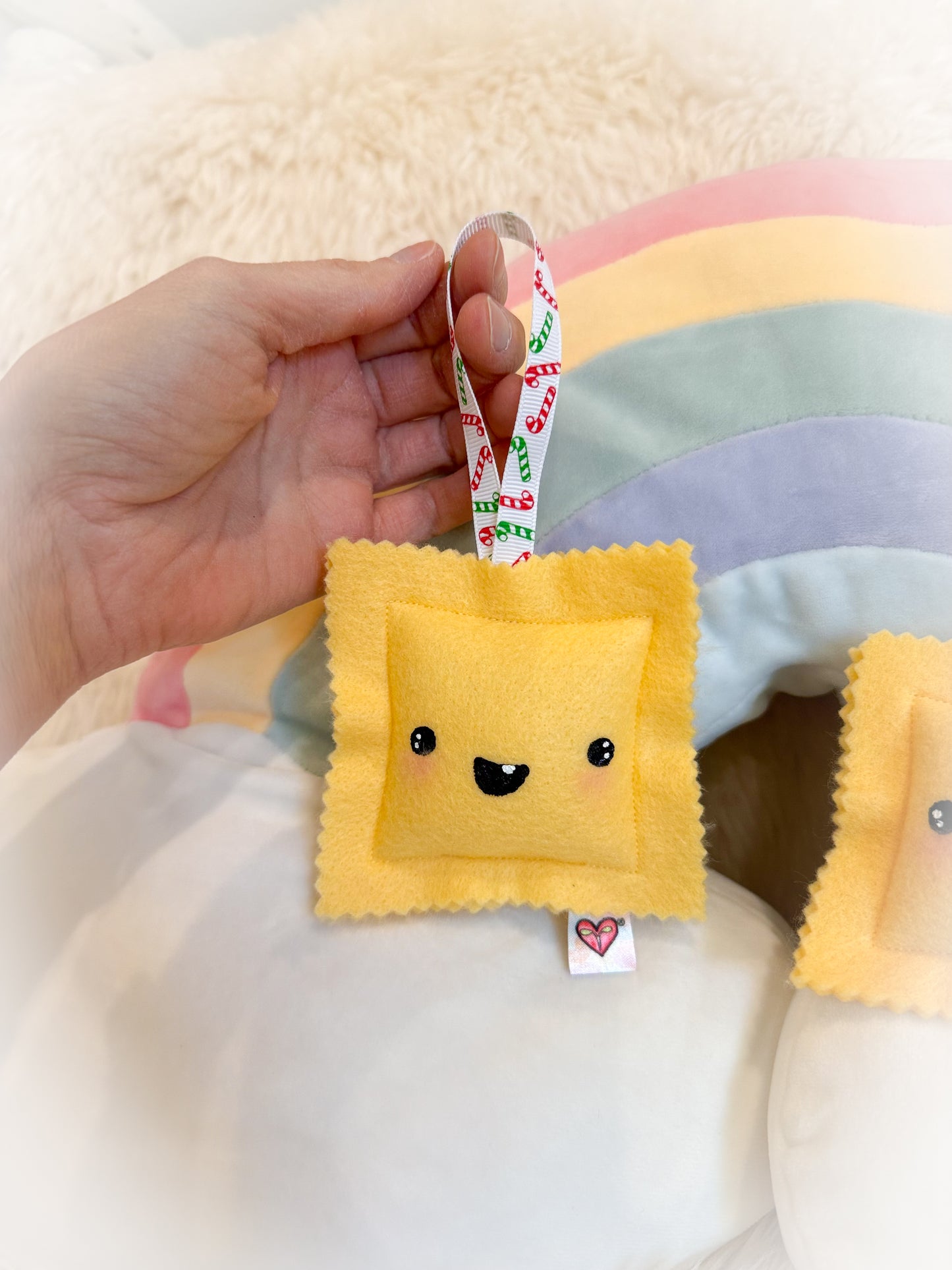BeanTown Buddies® Ravioli Plushie Ornament