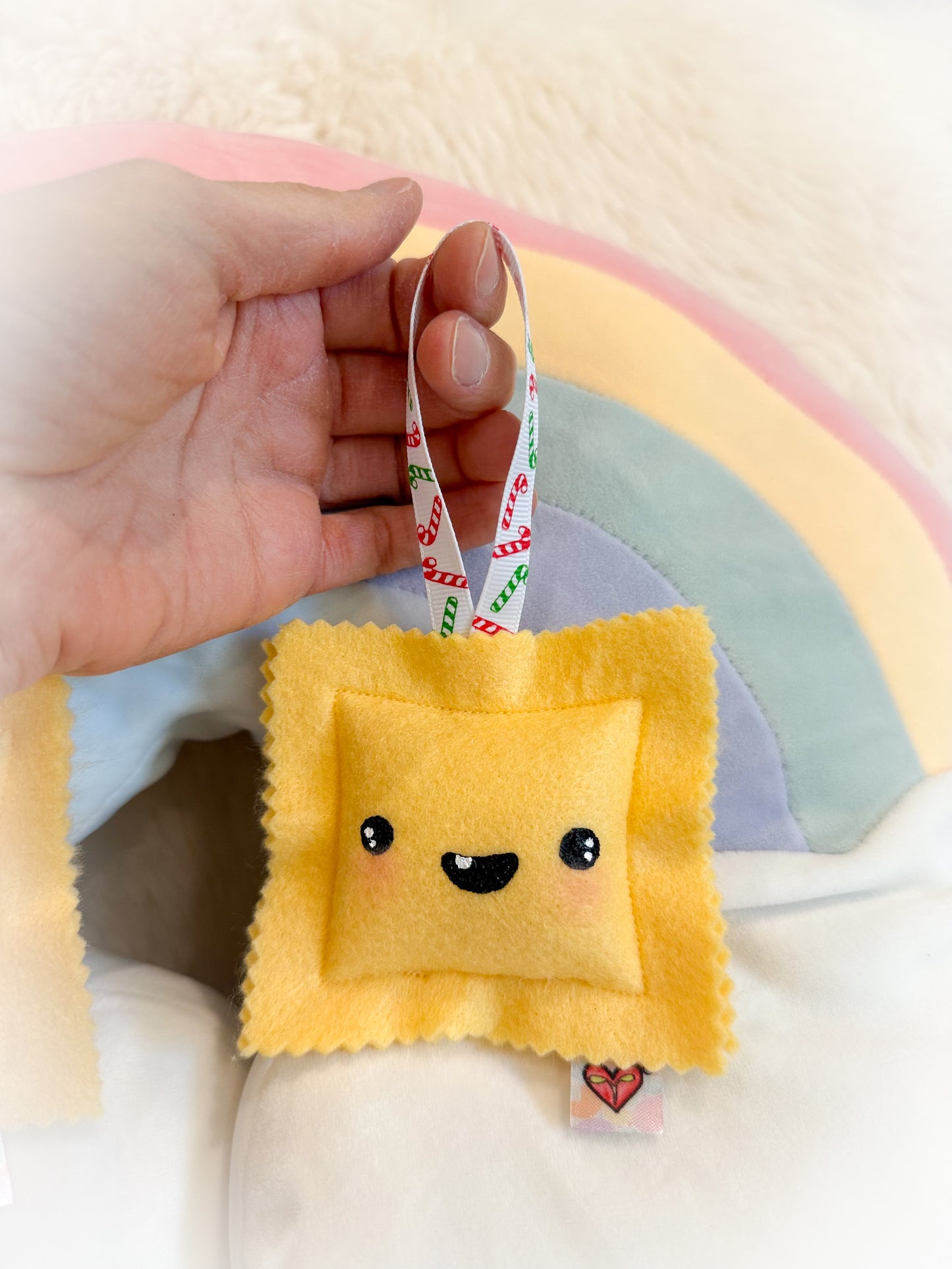 BeanTown Buddies® Ravioli Plushie Ornament