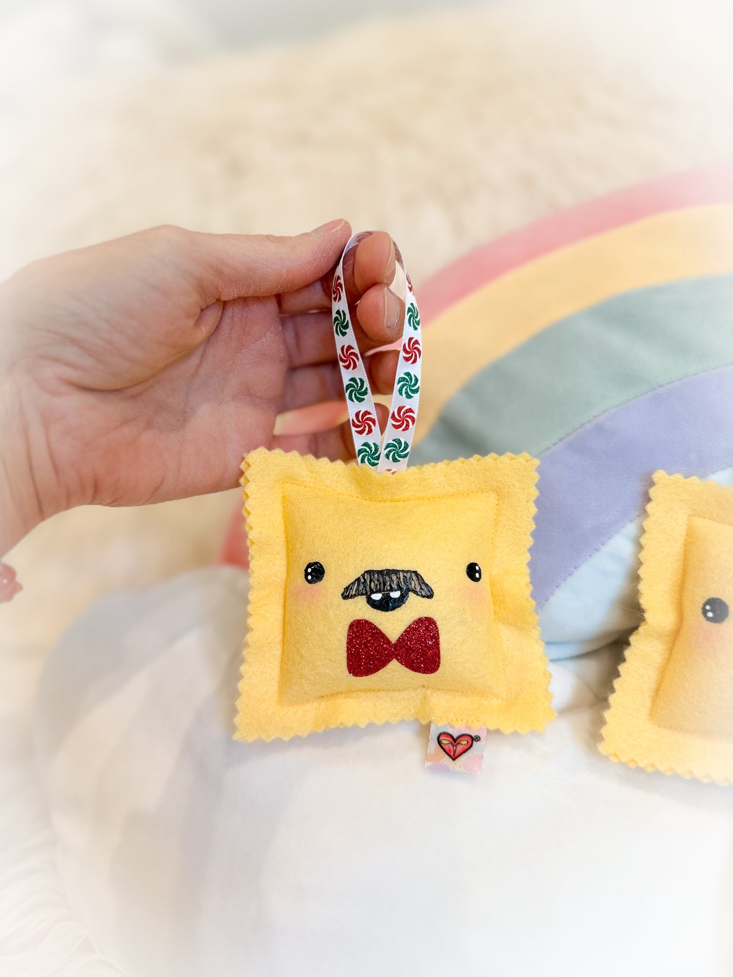 BeanTown Buddies® Ravioli Plushie Ornament