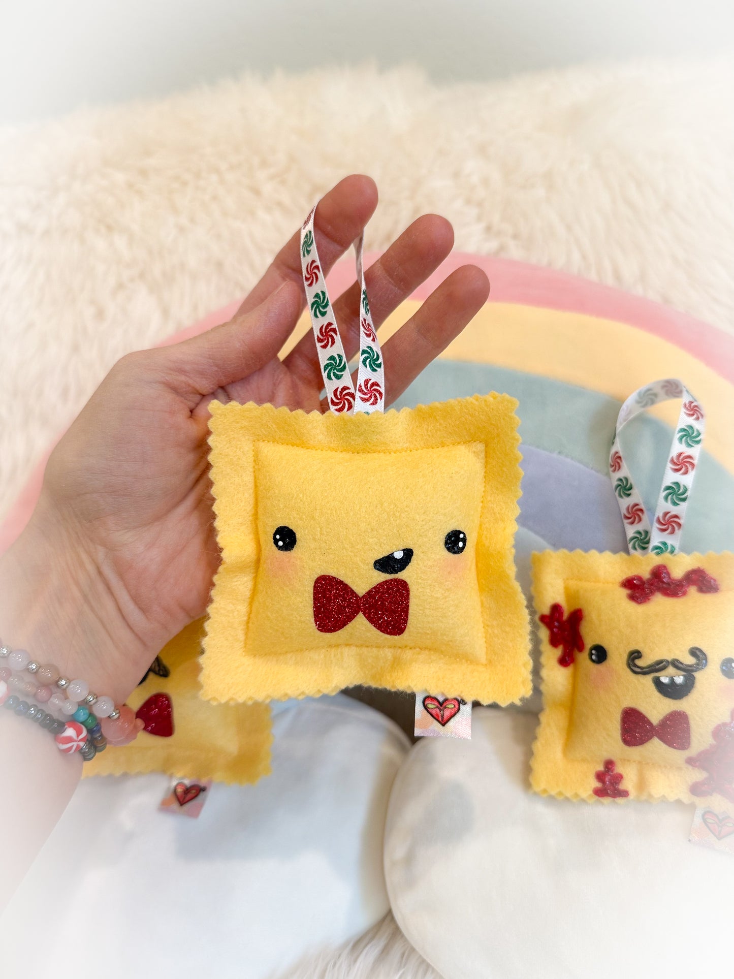 BeanTown Buddies® Ravioli Plushie Ornament
