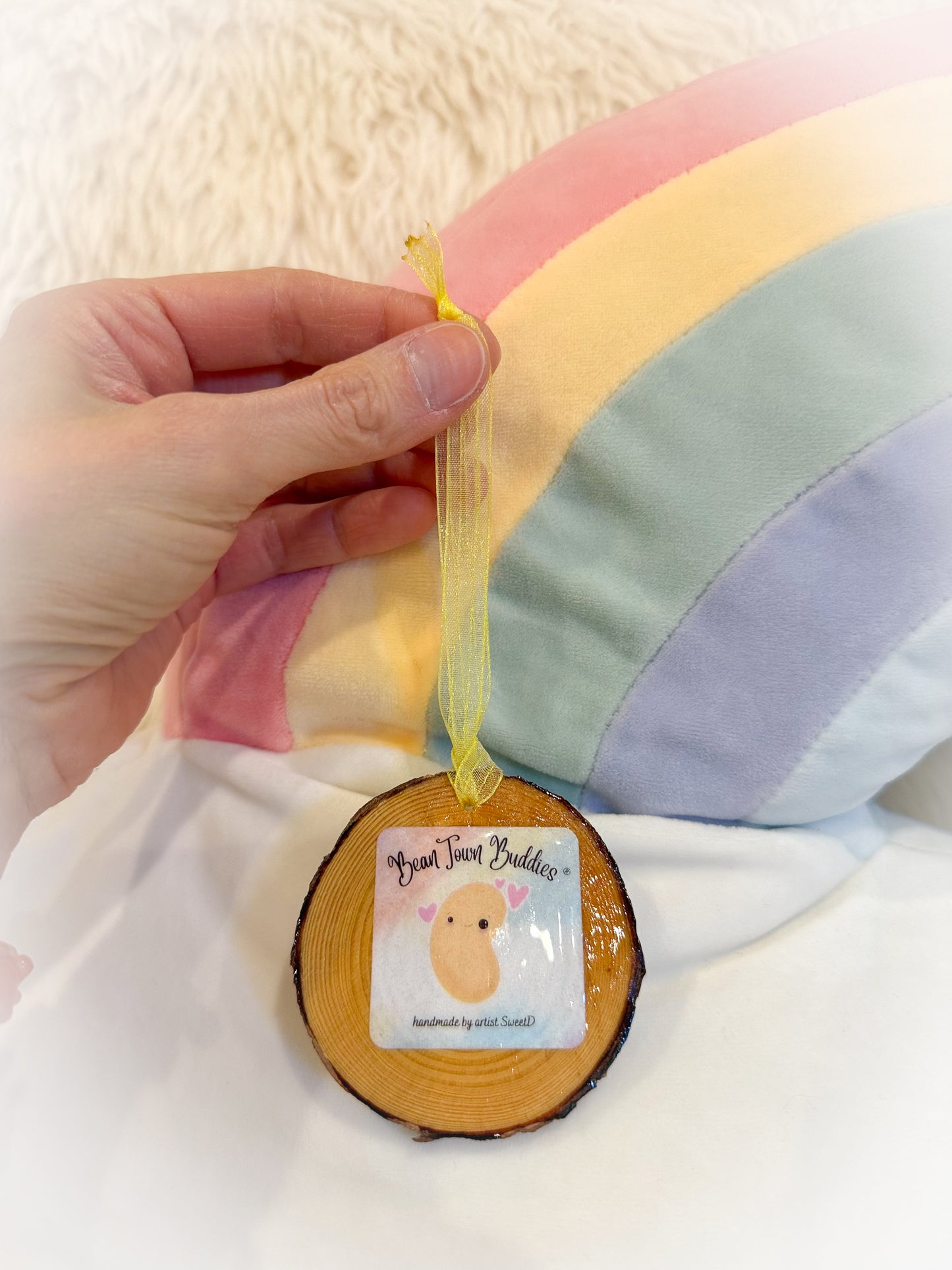 BeanTown Buddies® Wood Jelly Bean Ornament